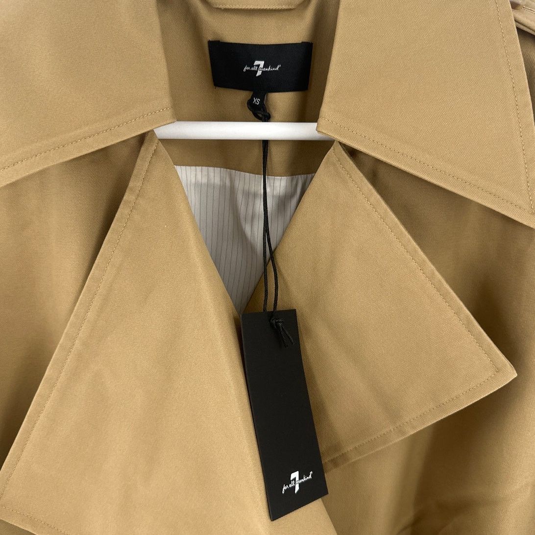 7 For All Mankind 7 For All Mankind Women's Stratford Oversized Cape Trench XS Size XS / US 0-2 / IT 36-38 - 7 Thumbnail