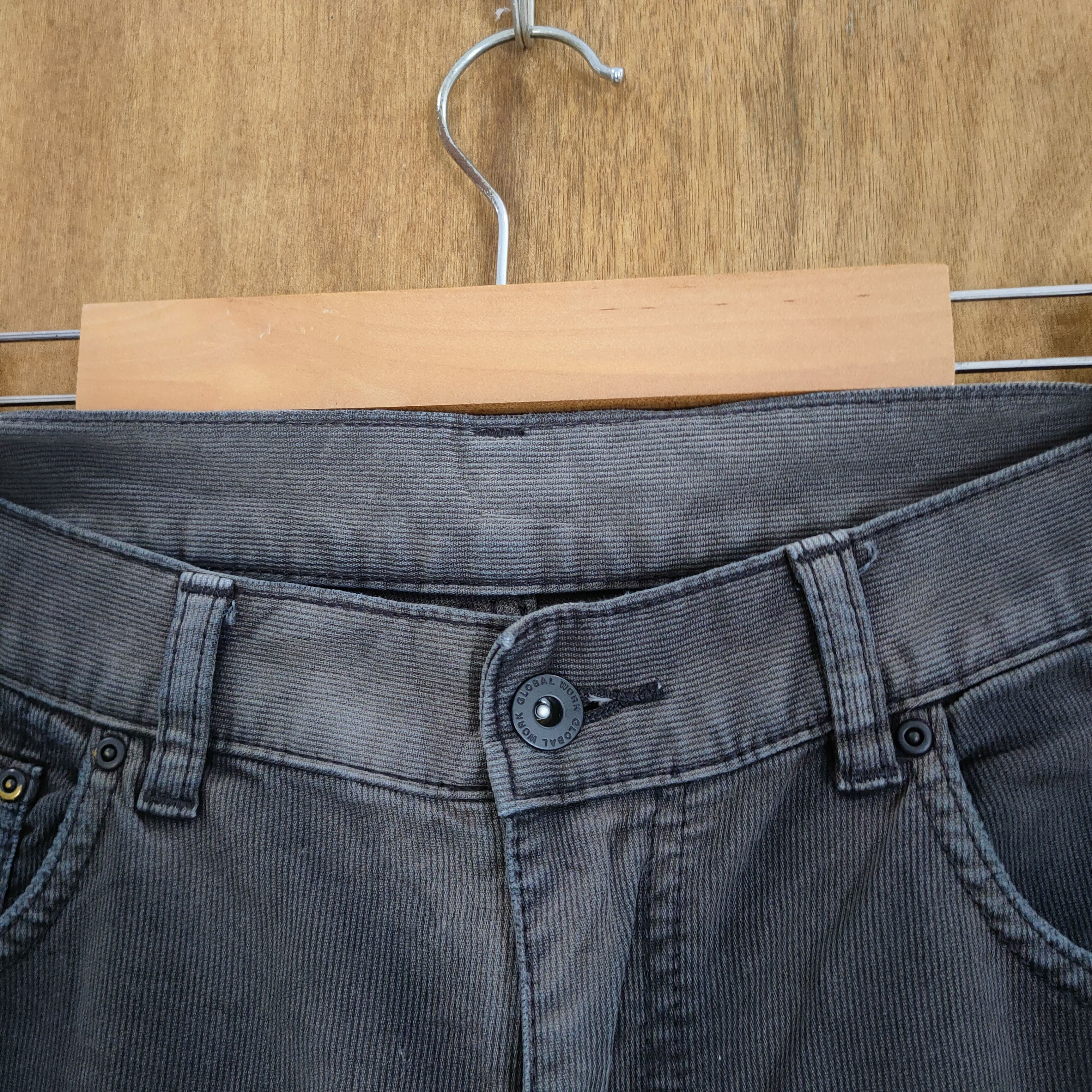 Global Work × Vintage GLOBAL WORK BLACK TROUSERS CHINO PANTS Size US 34 / EU 50 - 7 Thumbnail