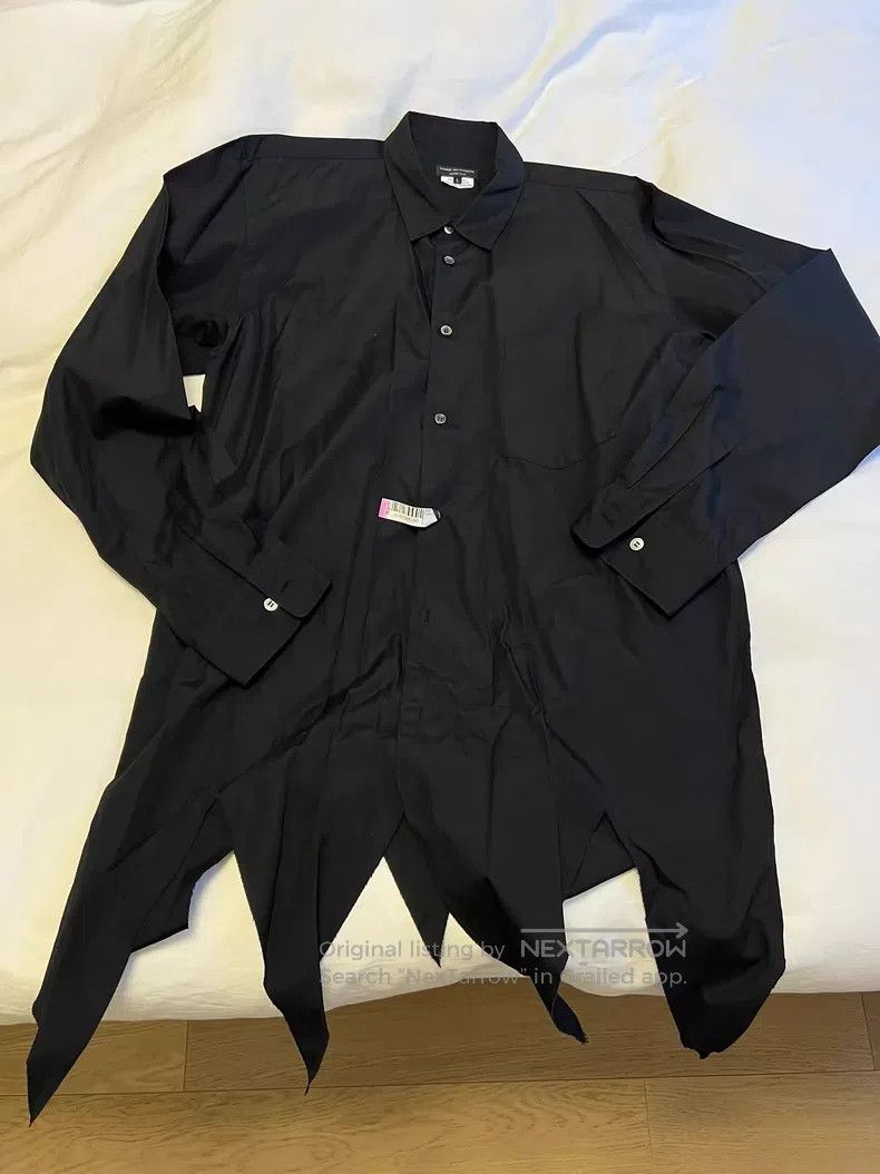 Comme des Garcons Comme des Garcons Teeth torn shirt, black Size US L / EU 52-54 / 3 - 1 Thumbnail