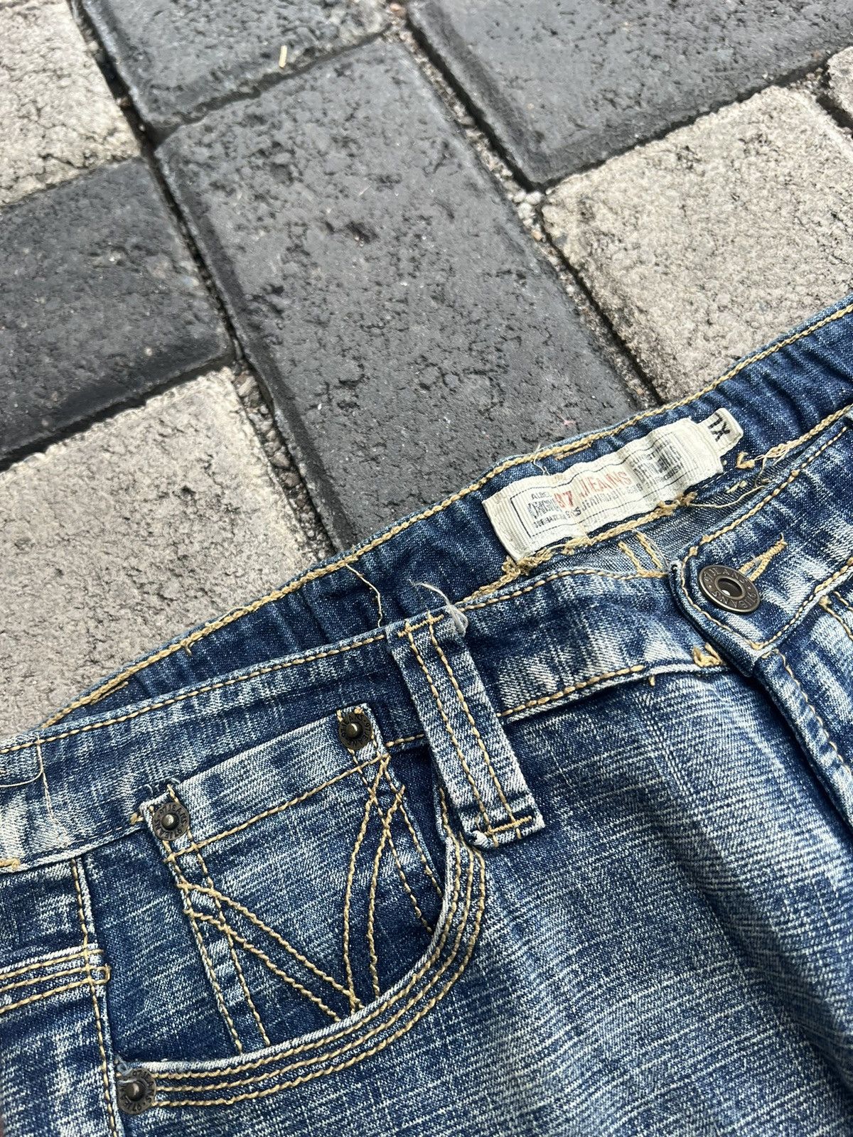 Kapital 2000s Hysteric Y's Cdg Bootcut Flare Was Jeans y2k Lgb Ifsix Size US 31 - 5 Thumbnail