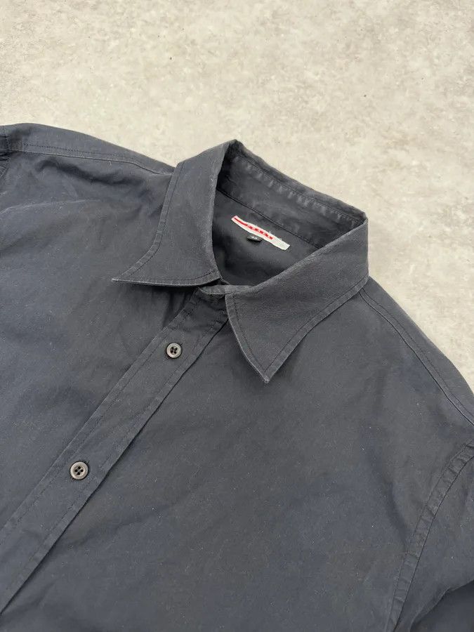 Prada SS2008 Prada Black Minimalist Shirt Size US M / EU 48-50 / 2 - 5 Thumbnail