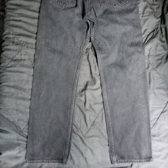 Levi's Vintage Clothing Vintage Levi's 501 Button Fly Black Denim Jeans 32x30 Size US 32 / EU 48 - 9 Thumbnail