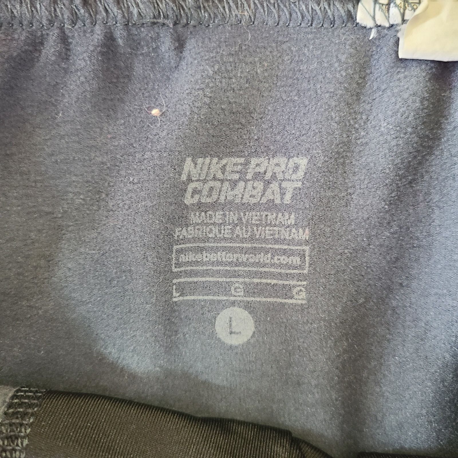 Nike Nike Pro Combat Women's L Graphic Leggings Black/Gray Size 25" / US 0 / IT 36 - 7 Thumbnail