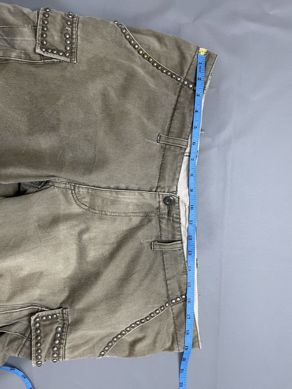 If Six Was Nine Japanese Brand bondage Studded cargo Pants Seditionaries Size US 36 / EU 52 - 8 Thumbnail