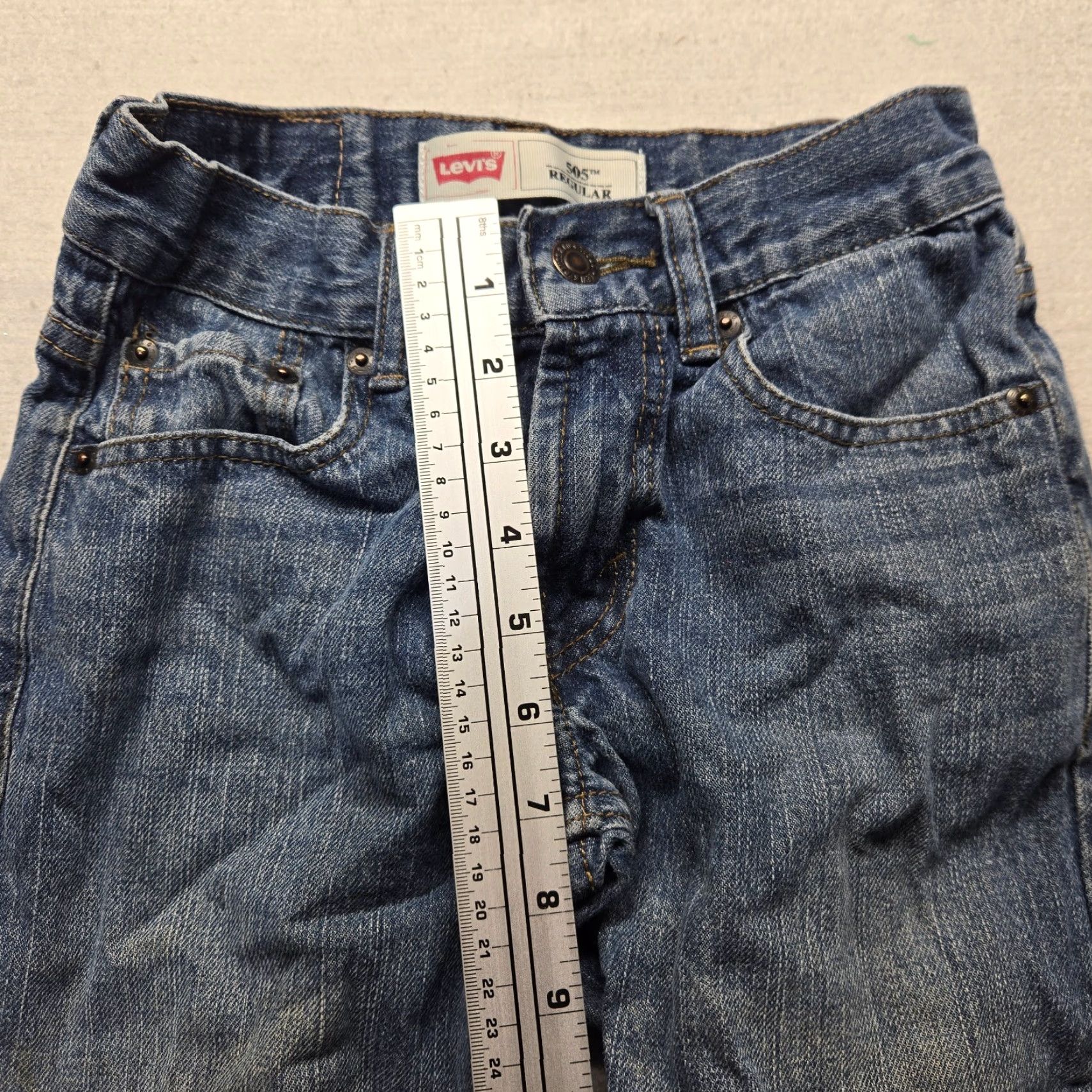 Levi's Levi's 505 Jeans Denim Pants Women Size 10 Slim Straight Adult Blue Size 32" / US 10 / IT 46 - 6 Thumbnail