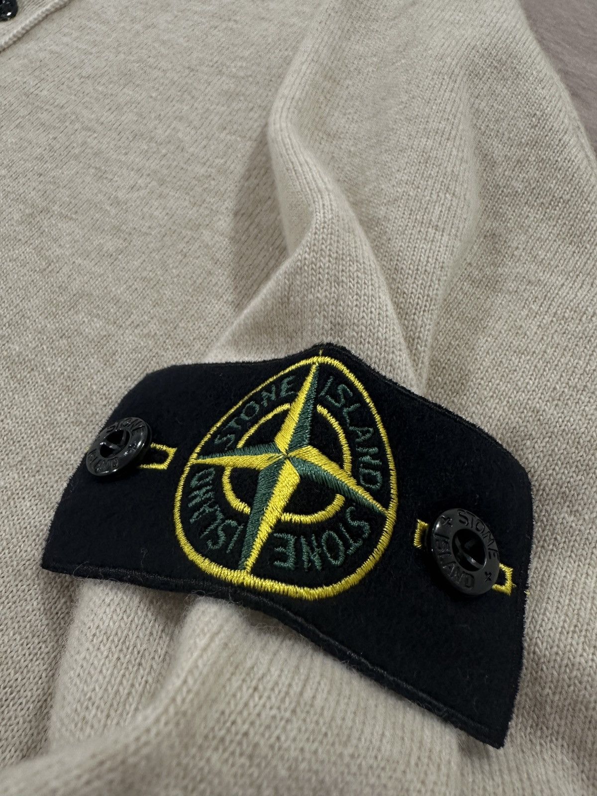 Stone Island Stone Island Wool Mock Neck Sweater Size US L / EU 52-54 / 3 - 3 Thumbnail