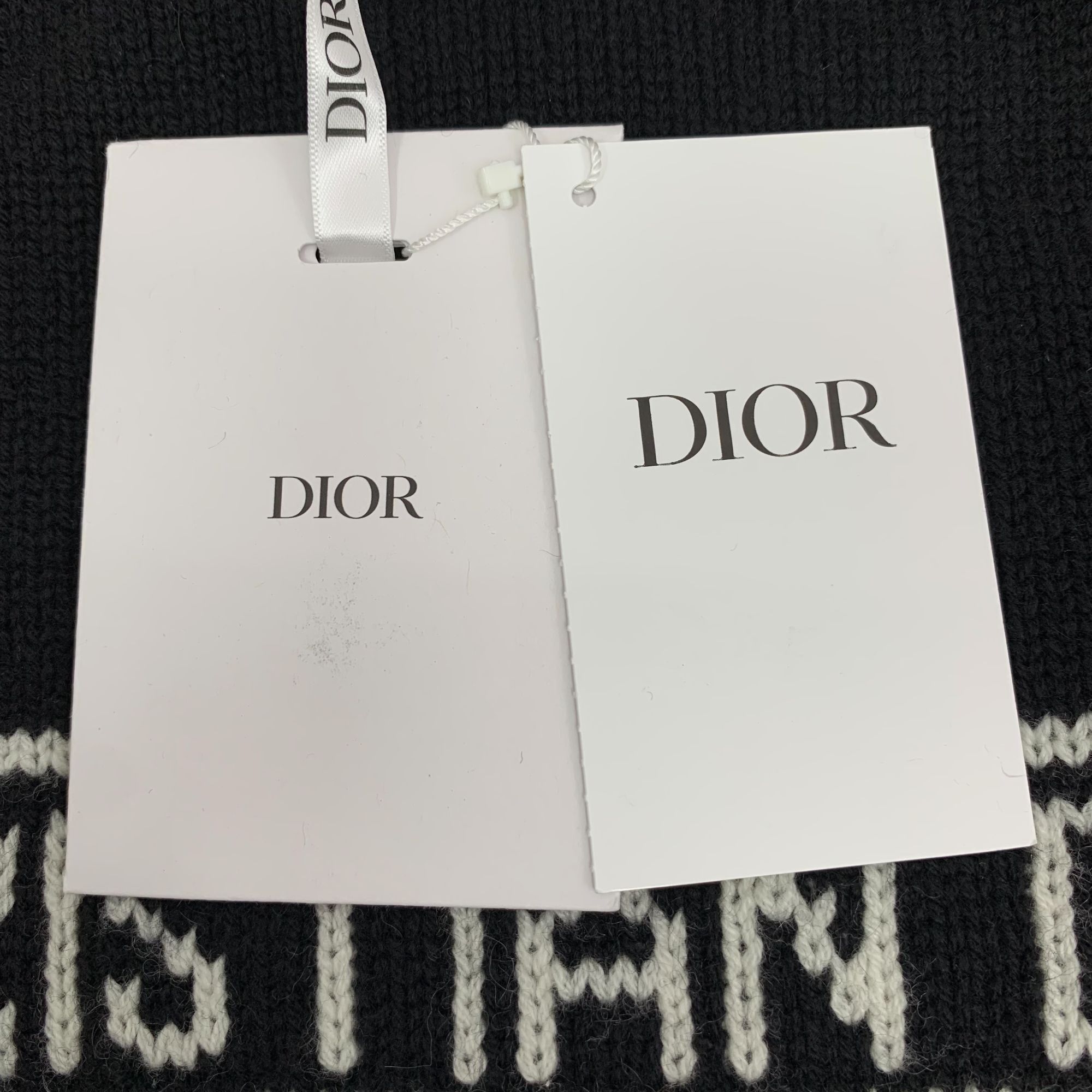 Dior Christian Dior Black Cashmere Ruffled Short-Sleeve Sweater 3 Size XS / US 0-2 / IT 36-38 - 5 Thumbnail