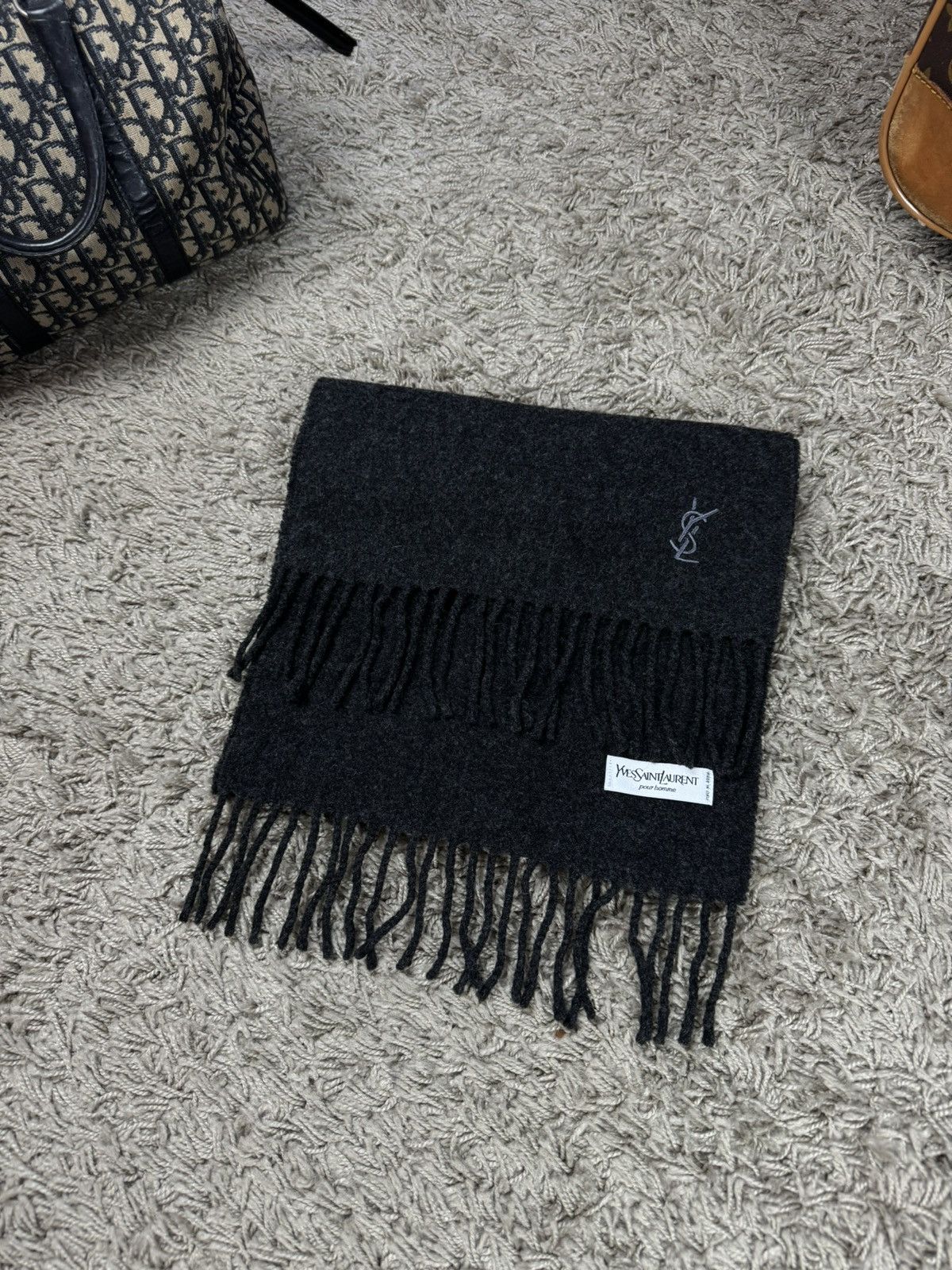 Yves Saint Laurent Vintage wool scarf Yves Saint Laurent 90s original item Size ONE SIZE - 1 Thumbnail