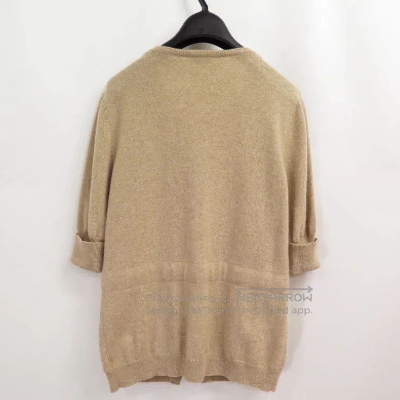 Brunello Cucinelli Brunello Cucinelli Cashmere Knit Top Size M / US 6-8 / IT 42-44 - 4 Thumbnail