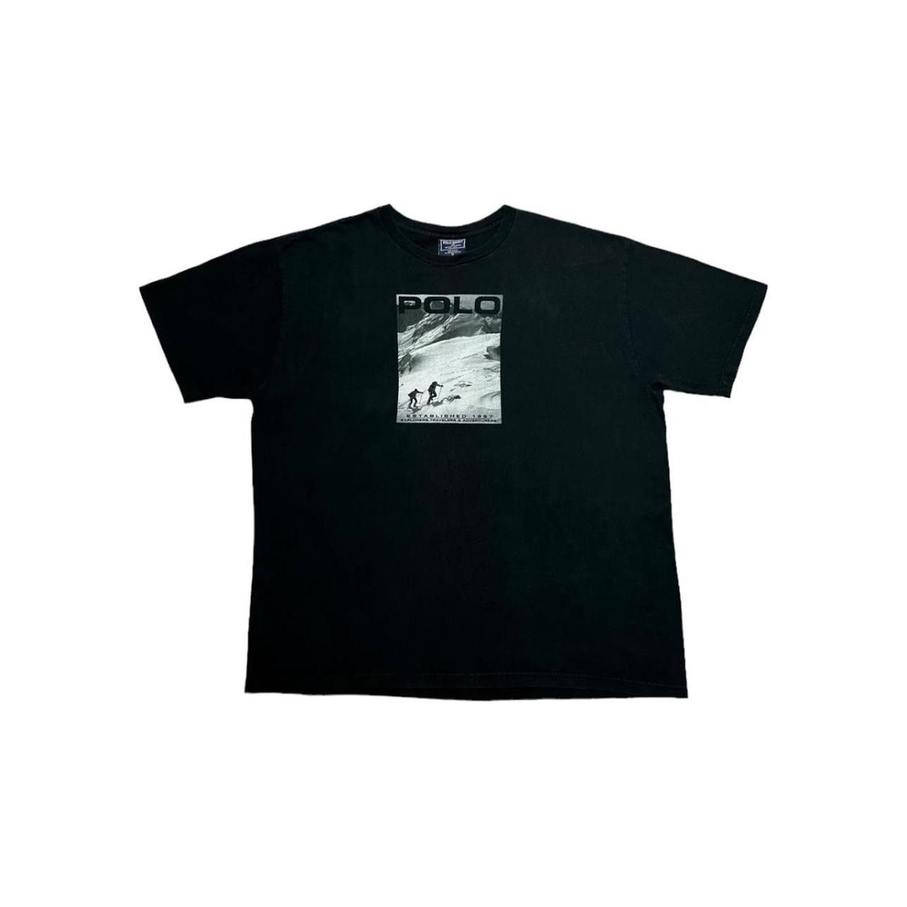 Polo Ralph Lauren × Vintage Vintage Polo Sportsman Skiing Ralph Lauren Sport T-Shirt Size US XL / EU 56 / 4 - 1 Thumbnail
