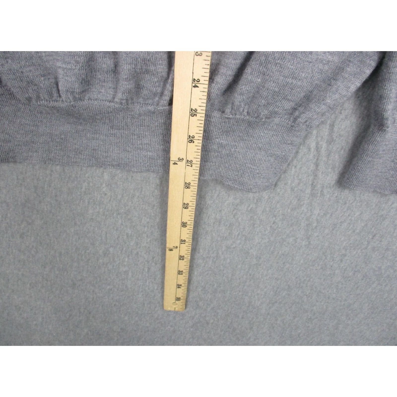 Peter Millar Peter Millar Sweater Mens XL Gray 1/4 Zip Mock Neck Wool Silk Logo Knit Pullover Size US XL / EU 56 / 4 - 7 Thumbnail
