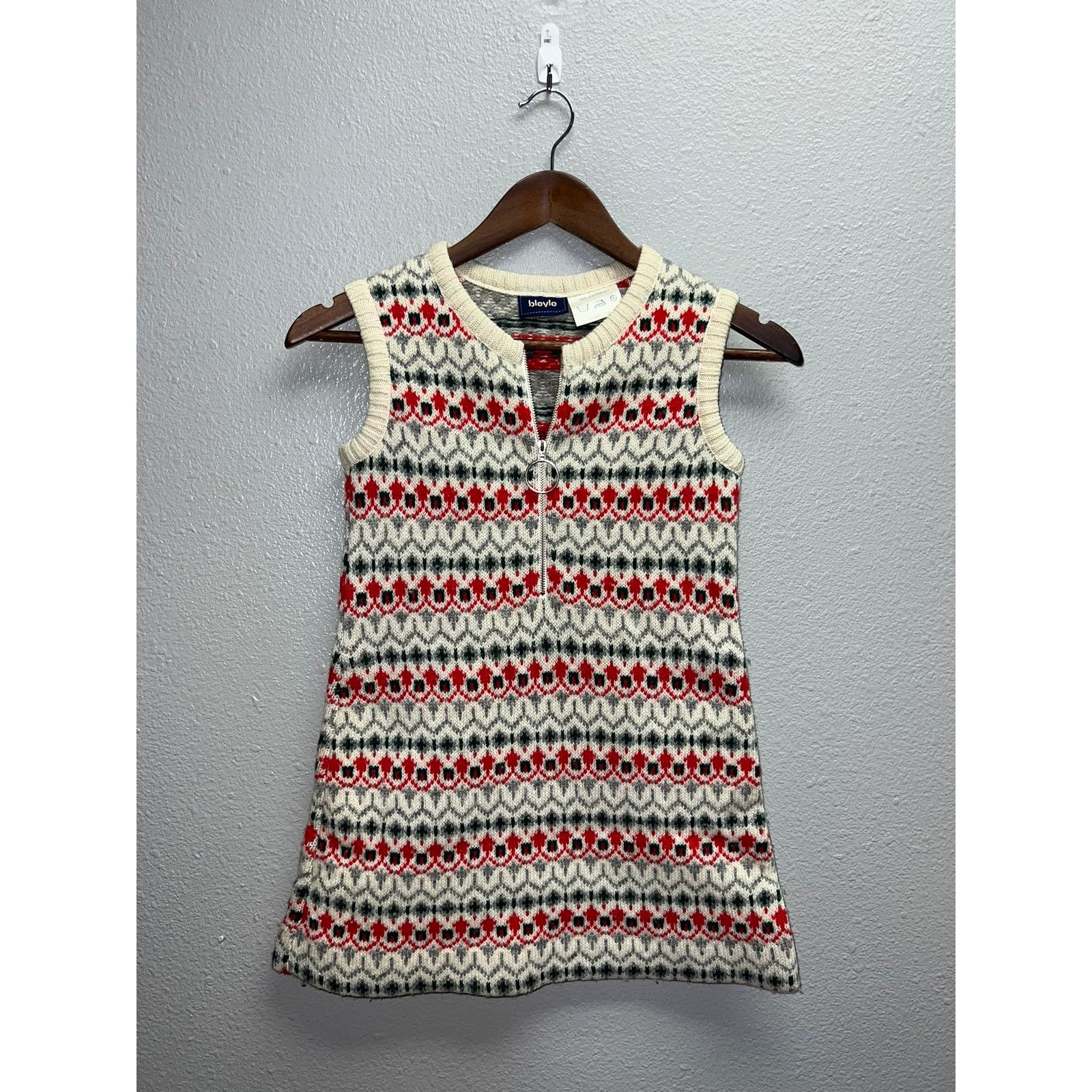 Vintage Womens Wool Sweater Vest Bleyle 100% Virgin Wool Wool Medium Size M / US 6-8 / IT 42-44 - 1 Thumbnail