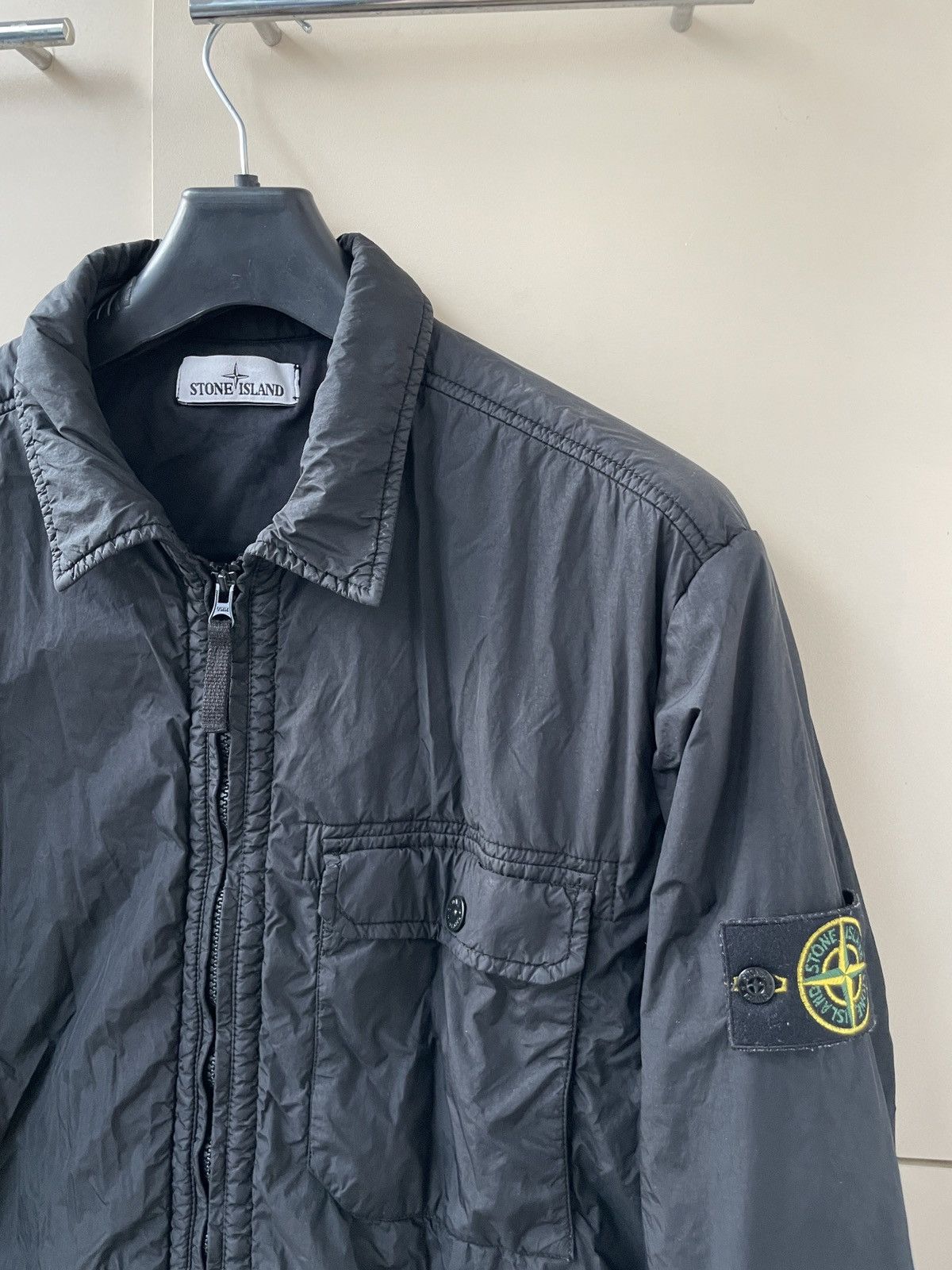 Stone Island Stone Island Nylon Coach Jacket Overshirt Size US XL / EU 56 / 4 - 2 Thumbnail