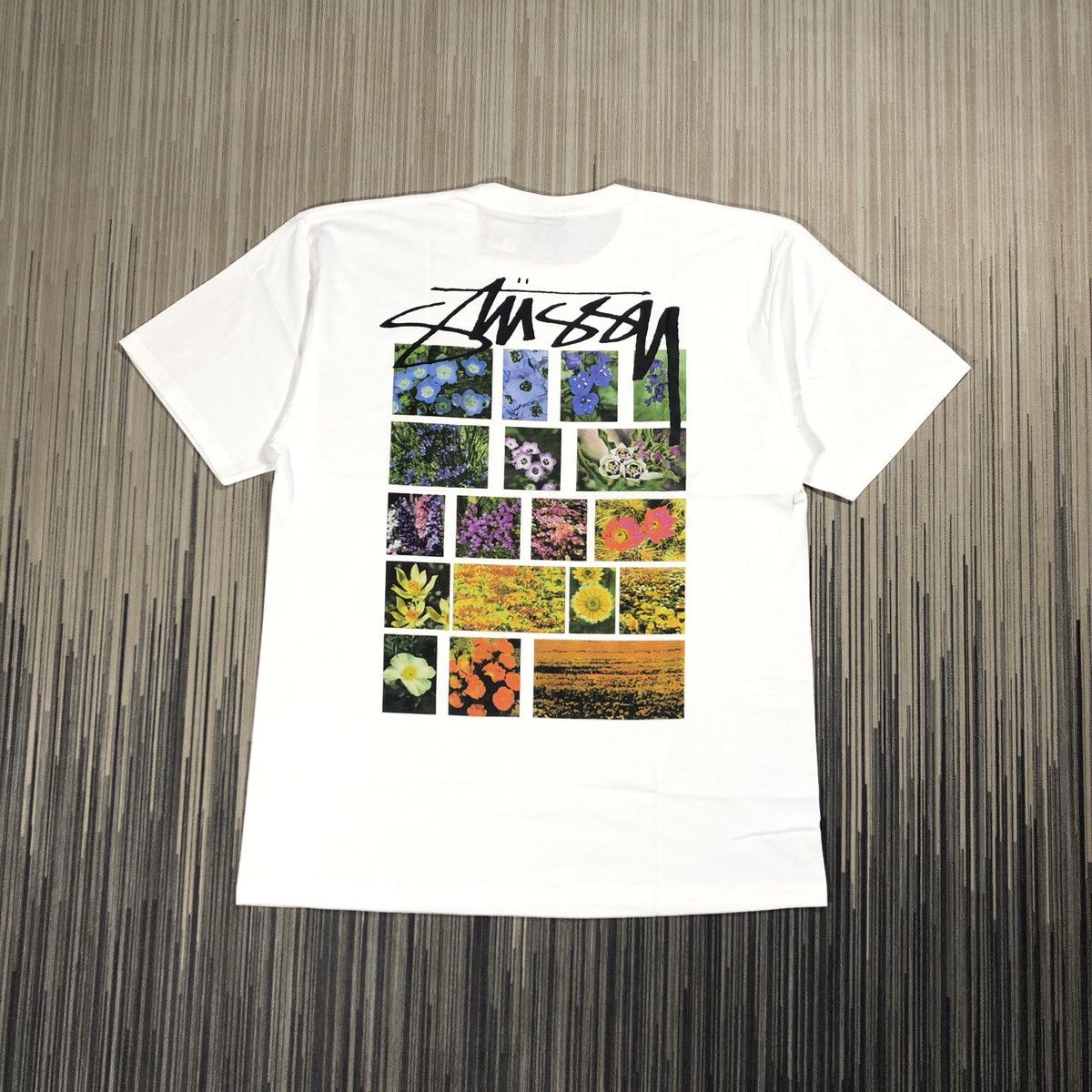 Stussy Flower T Shirt White | Grailed