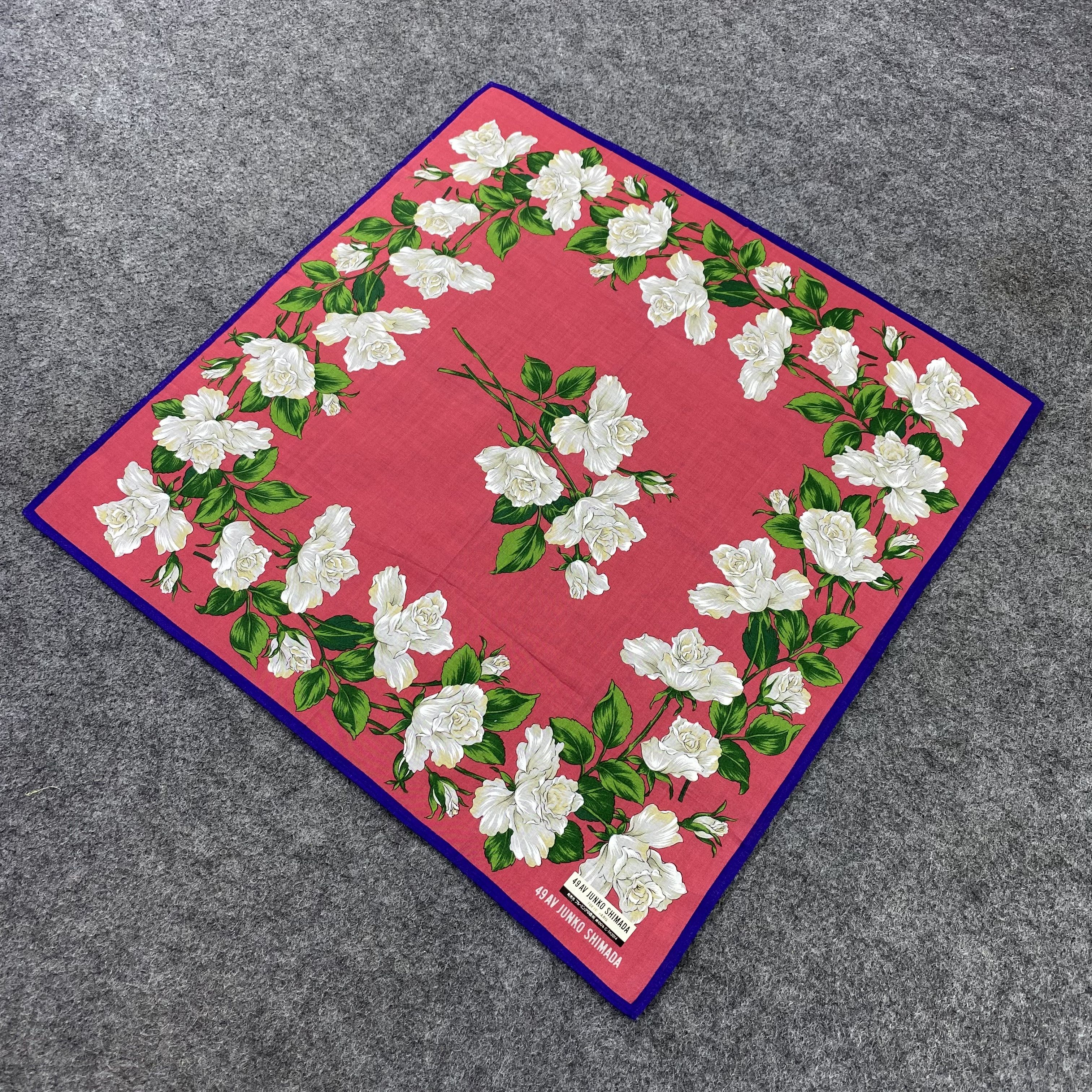 Japanese Brand 49 AV Junko Shimada Handkerchief /Bandana /Neckerchief-B1270 Size ONE SIZE - 4 Thumbnail
