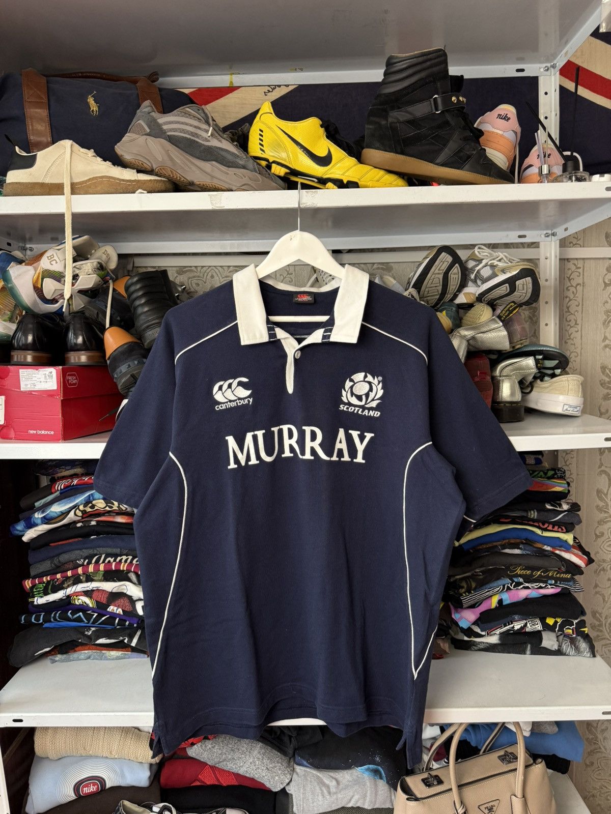 Rugby Ralph Lauren Scotland Rugby Shirt Men's Canterbury 2009 Home Jersey Size US XXL / EU 58 / 5 - 17 Thumbnail