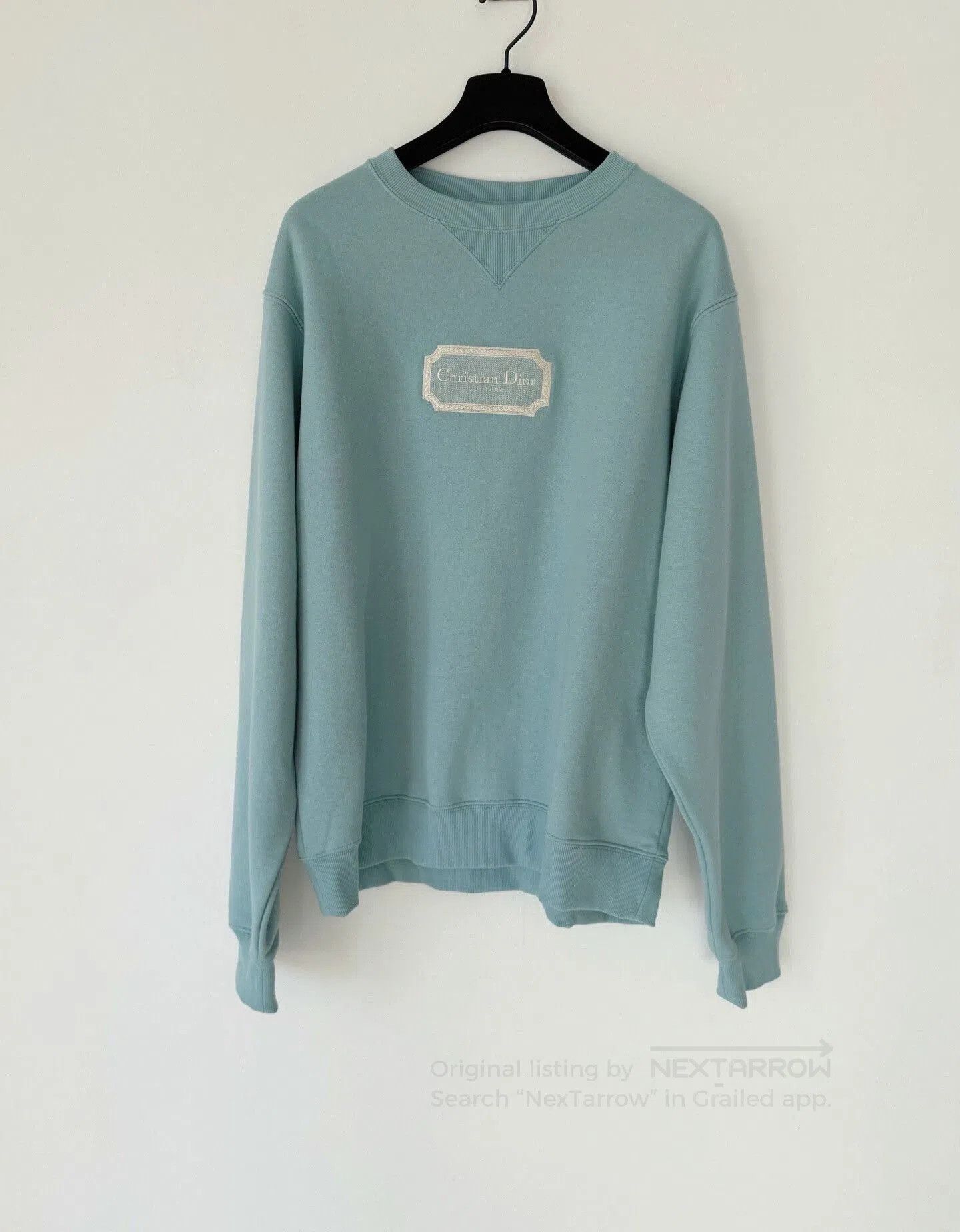 Dior Dior Blue Logo Sweatshirt. Size US XL / EU 56 / 4 - 1 Thumbnail