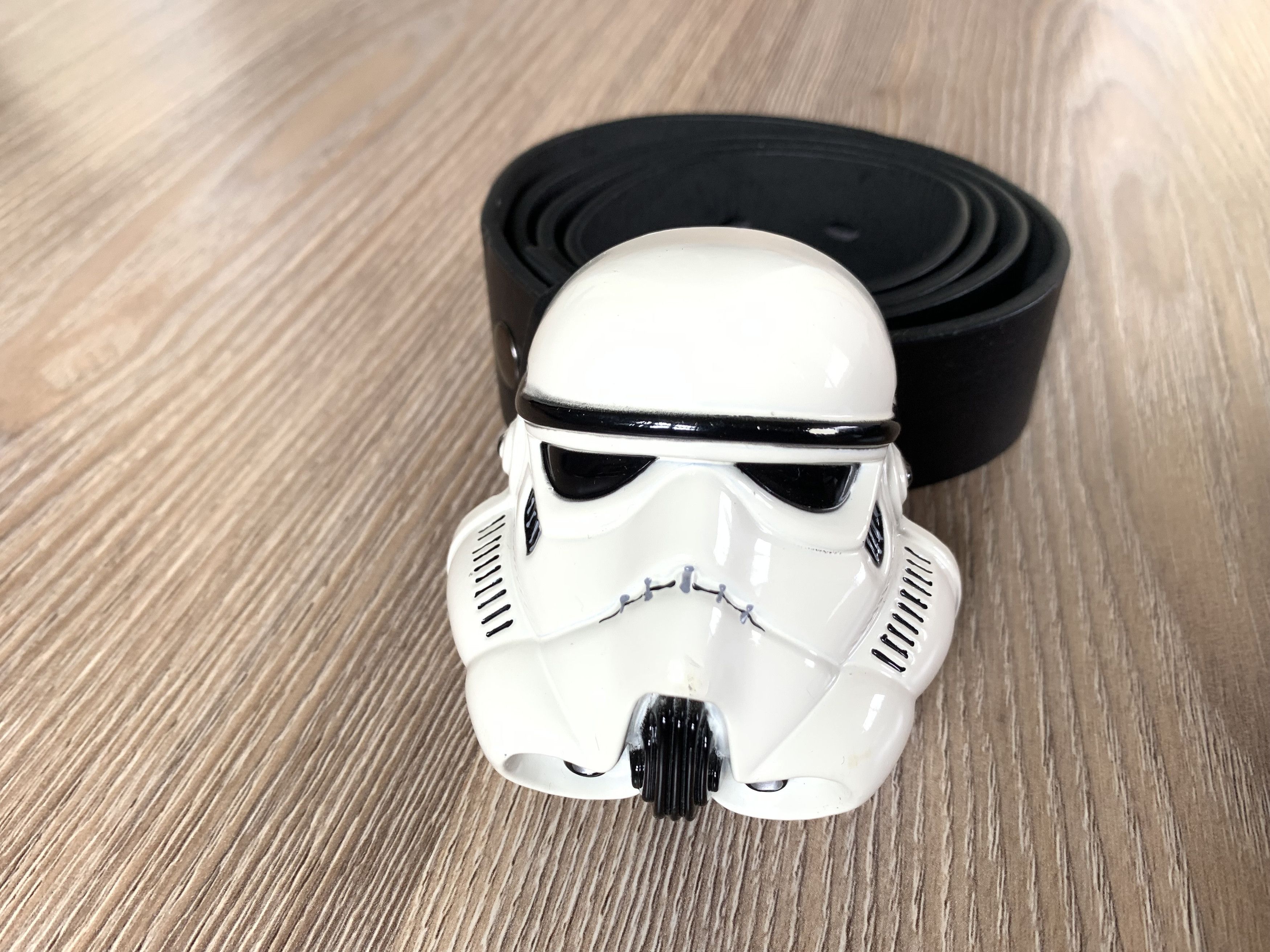 Star Wars × Vintage Star Wars Stormtrooper Vintage Black Leather Belt Size ONE SIZE - 3 Thumbnail