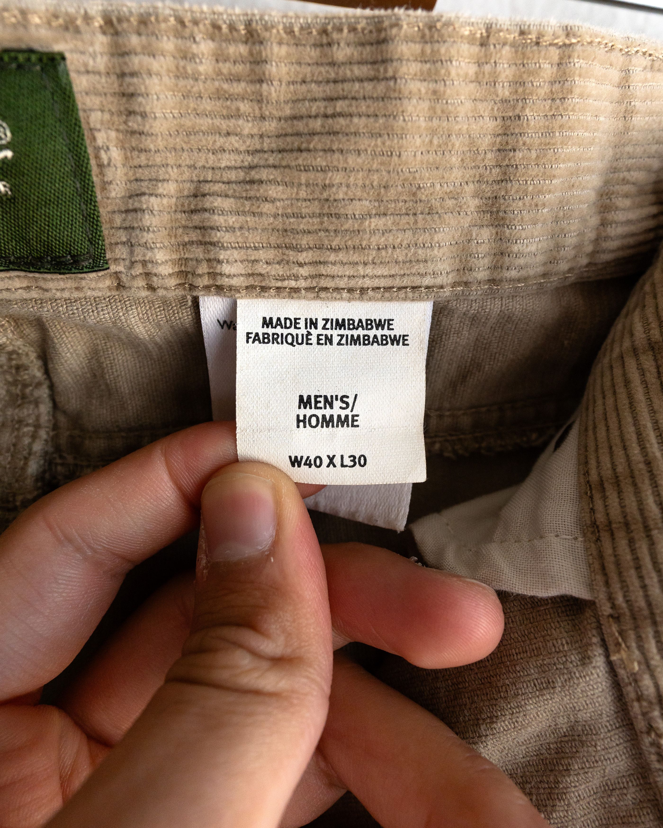 Vintage Vintage Eddie Bauer Corduroy Trouser Pant Tan Men's 40 Size US 40 / EU 56 - 3 Thumbnail