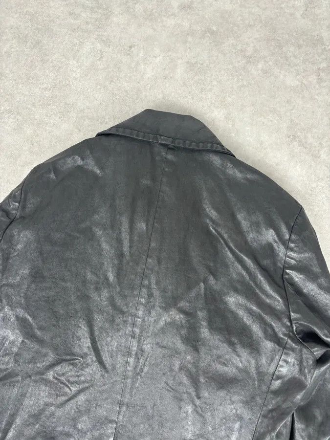 Polo Ralph Lauren AW2015 Ralph Lauren Black Officer Waxed Double-Breasted Coat Size US L / EU 52-54 / 3 - 6 Thumbnail