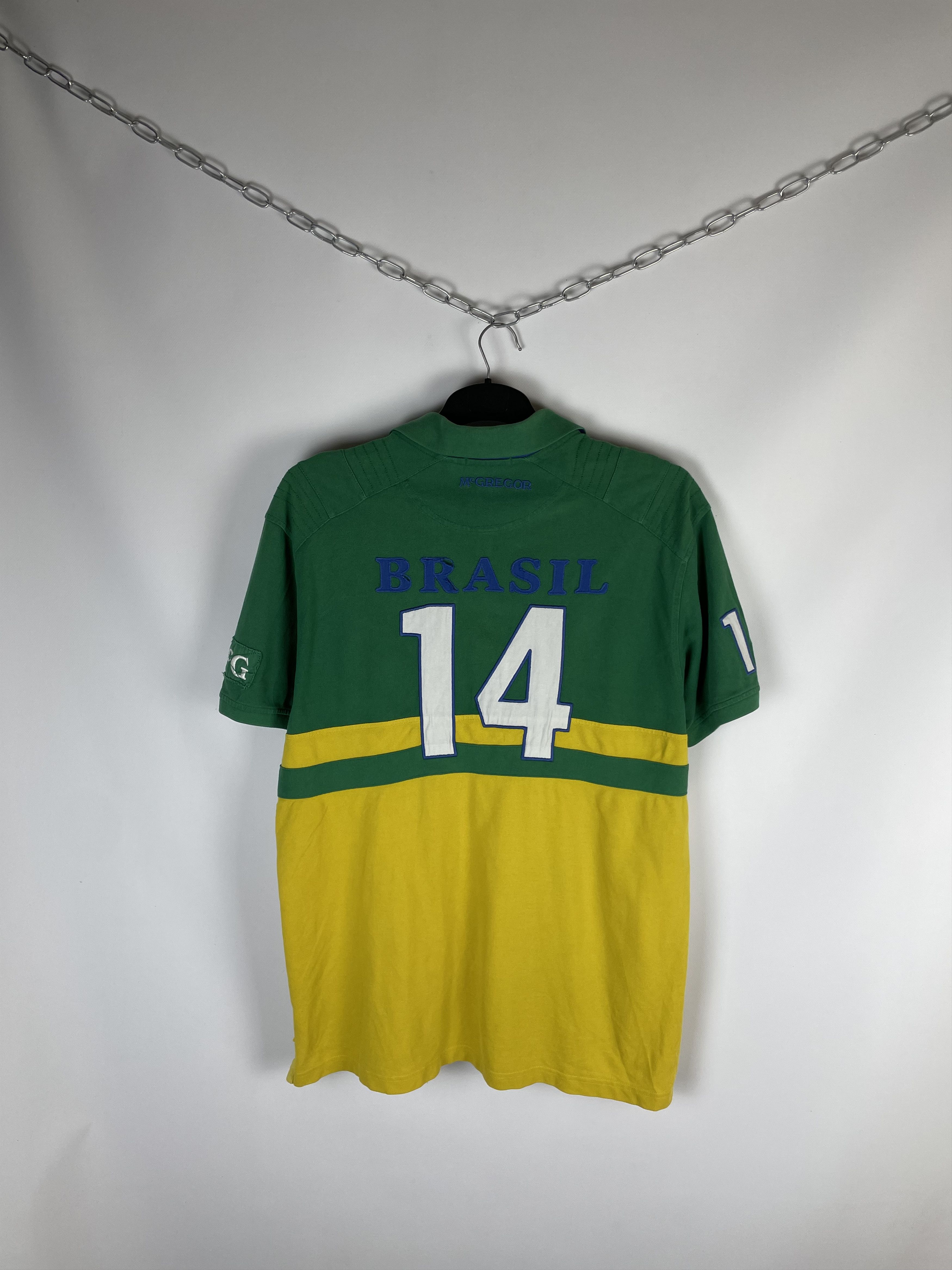 McGregor Vintage Polo Brasil Big Logo 90 Size US XL / EU 56 / 4 - 9 Thumbnail