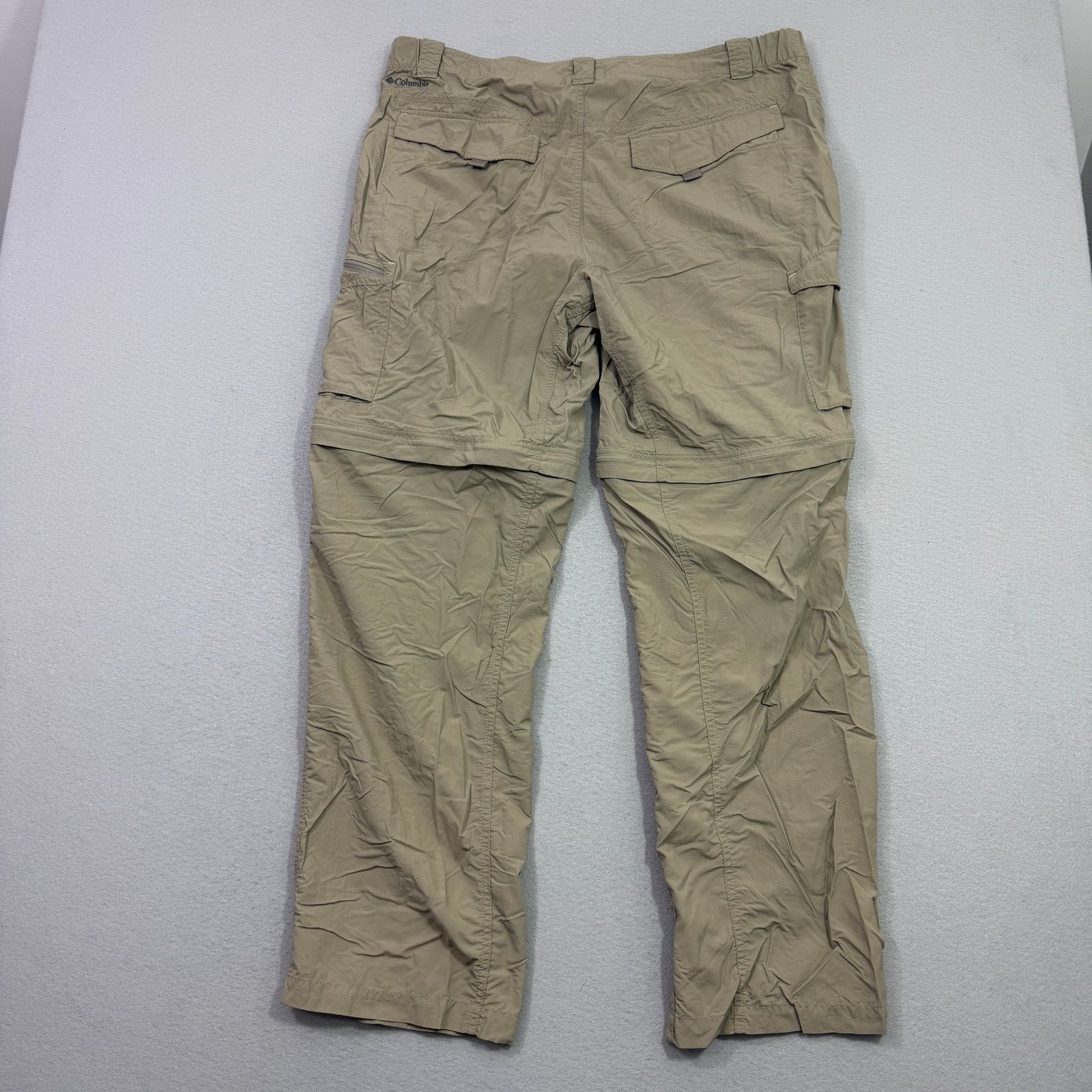 Columbia Columbia Convertible Cargo Pants Mens 40x32 Tan Khaki Hiking Size US 40 / EU 56 - 6 Thumbnail
