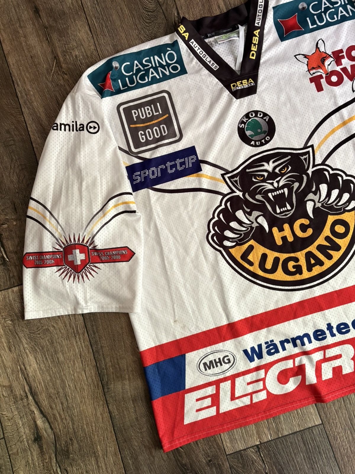Other HC Lugano Swiss Champion 2005-2006 Interhockey Jersey Size US XXL / EU 58 / 5 - 3 Thumbnail