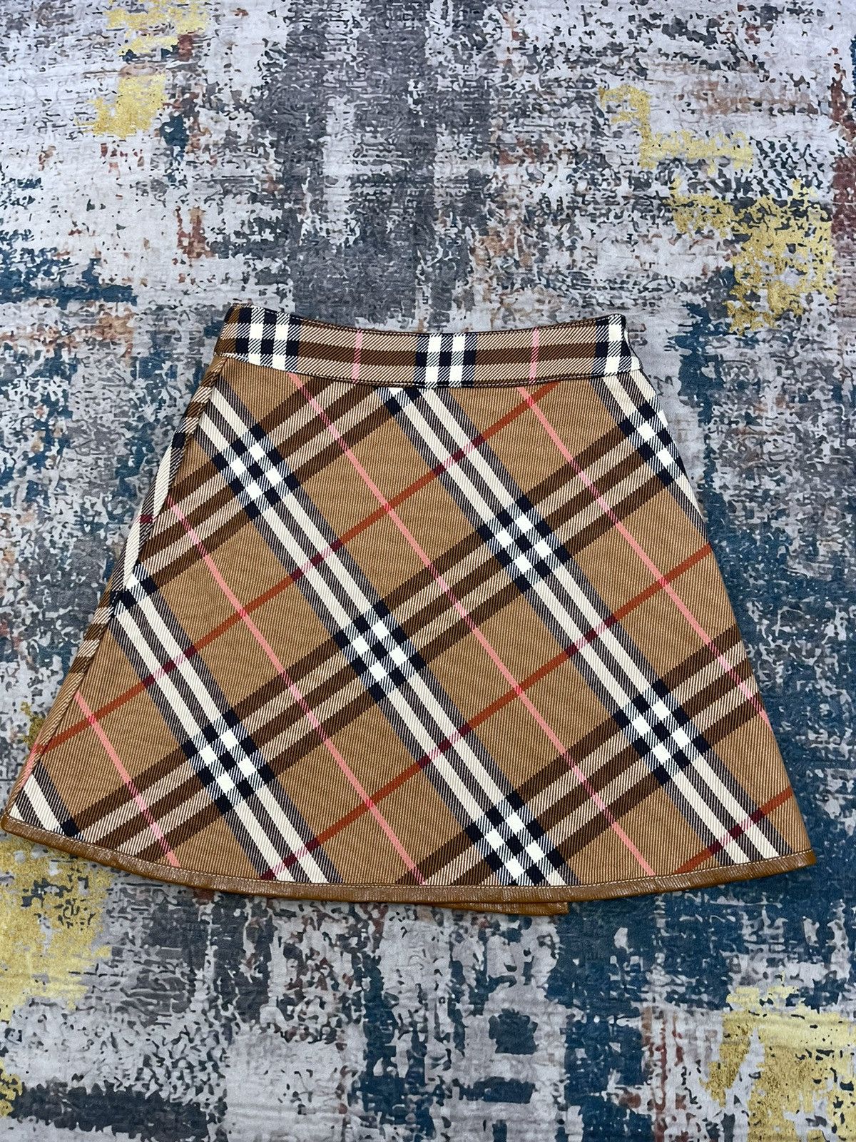 Burberry Burberry Blue Label Nova Check Wrap Skirt Size 28" / US 6 / IT 42 - 4 Thumbnail