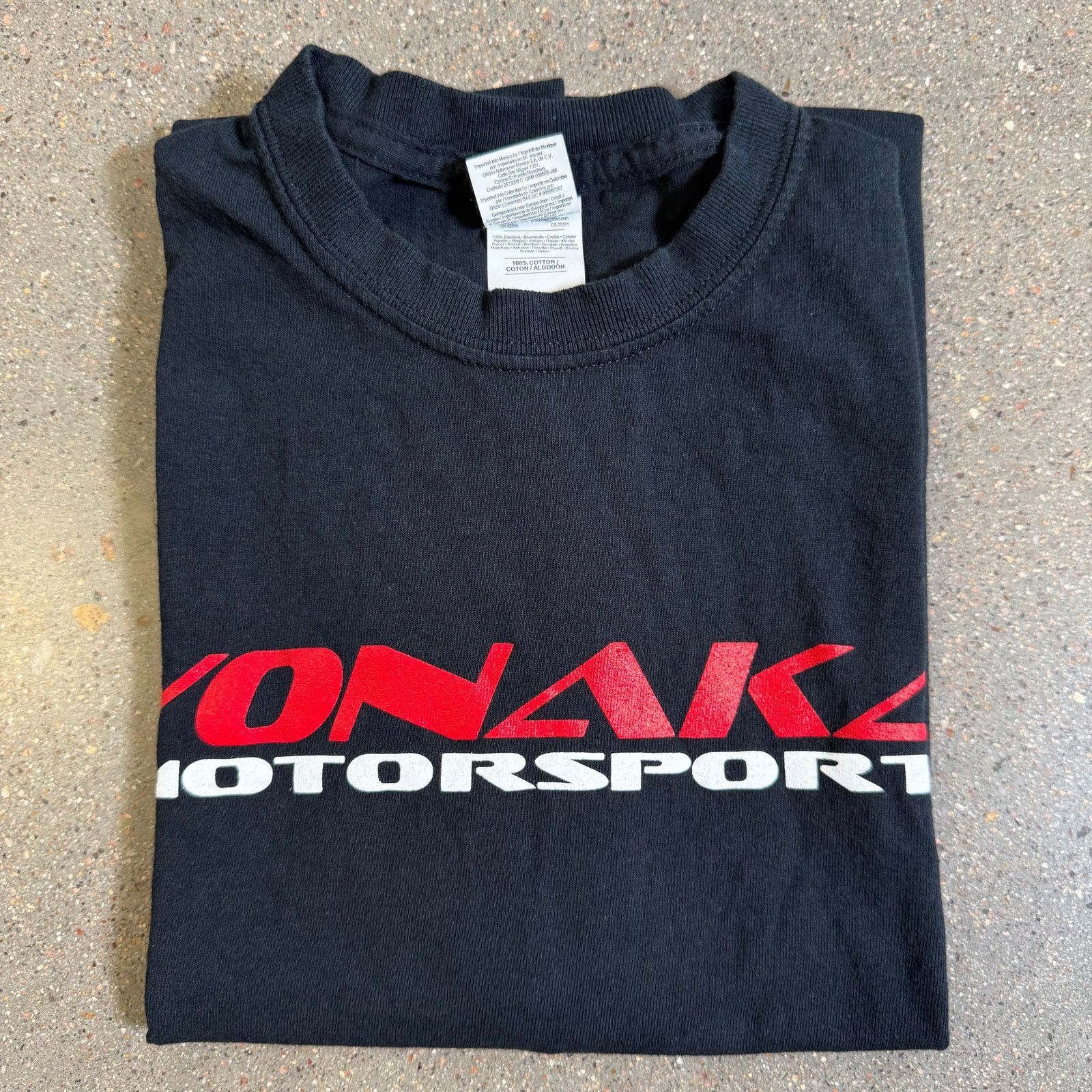 Gildan Yonaka Motorsports T-Shirt Black Logo Racing Tee Sz M Size US M / EU 48-50 / 2 - 9 Thumbnail