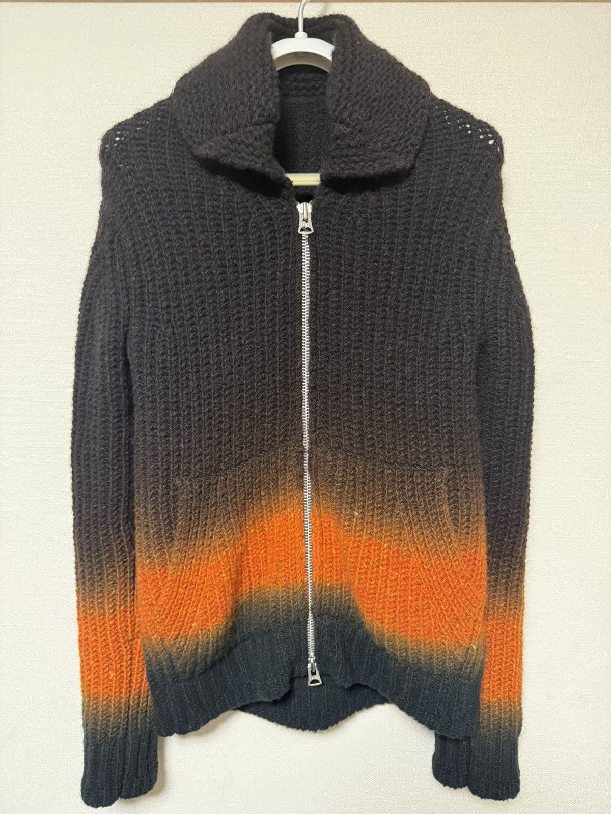 Sacai sacai 25aw Garment Dye Wool Knit Cardigan Size US M / EU 48-50 / 2 - 2 Thumbnail