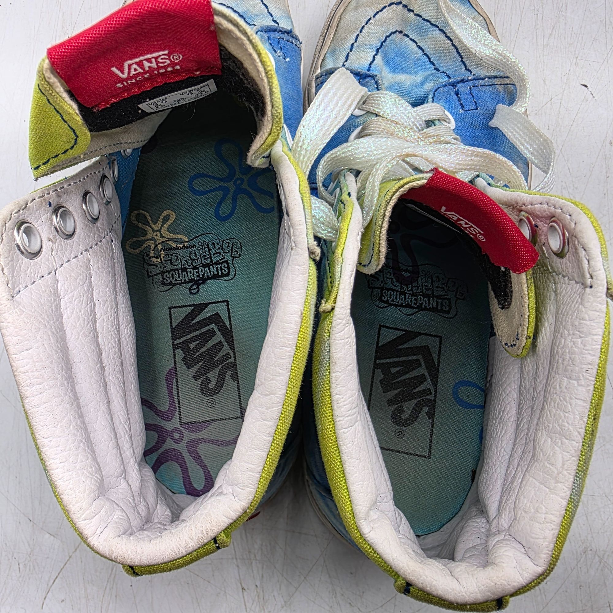 Vans Vans Sk8-Hi x Spongebob Squarepants Womens Size 6.5 Blue Sne Size US 6.5 / IT 36.5 - 6 Thumbnail