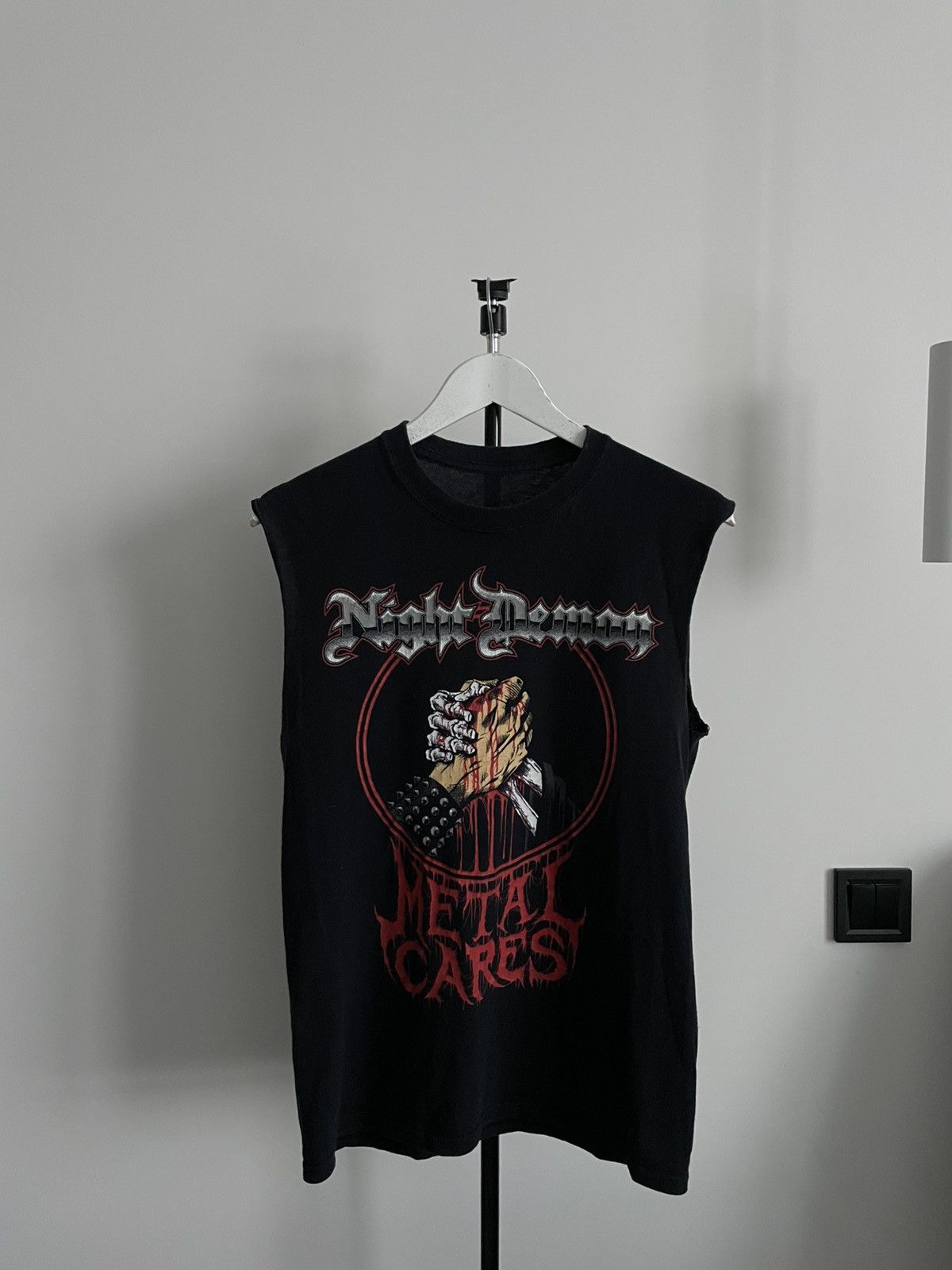 Band Tees Vintage Night Demon Metal Cares 00’s T-Shirt RARE Size US M / EU 48-50 / 2 - 1 Thumbnail