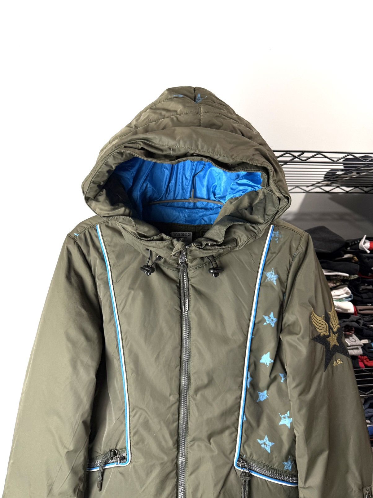 JET SET Vintage Avant Garde Jet Set Japan Style Puffer Jacket Size M / US 6-8 / IT 42-44 - 3 Thumbnail