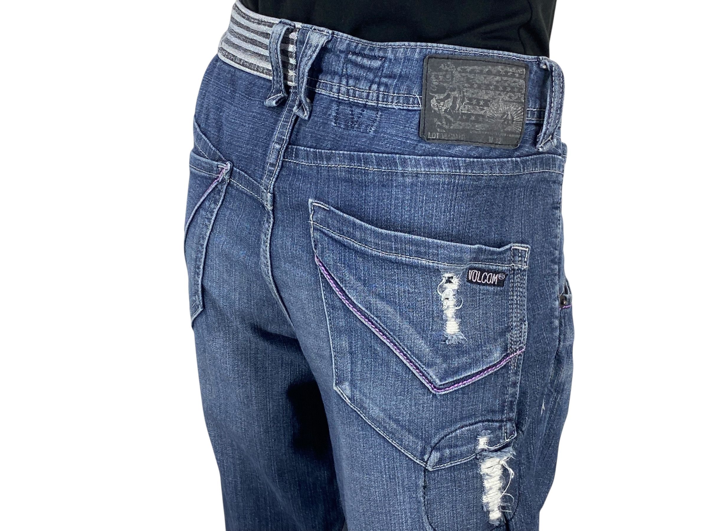 Volcom Volcom Denim Hip Hop Skateboards Baggy Pants Size US 32 / EU 48 - 7 Thumbnail