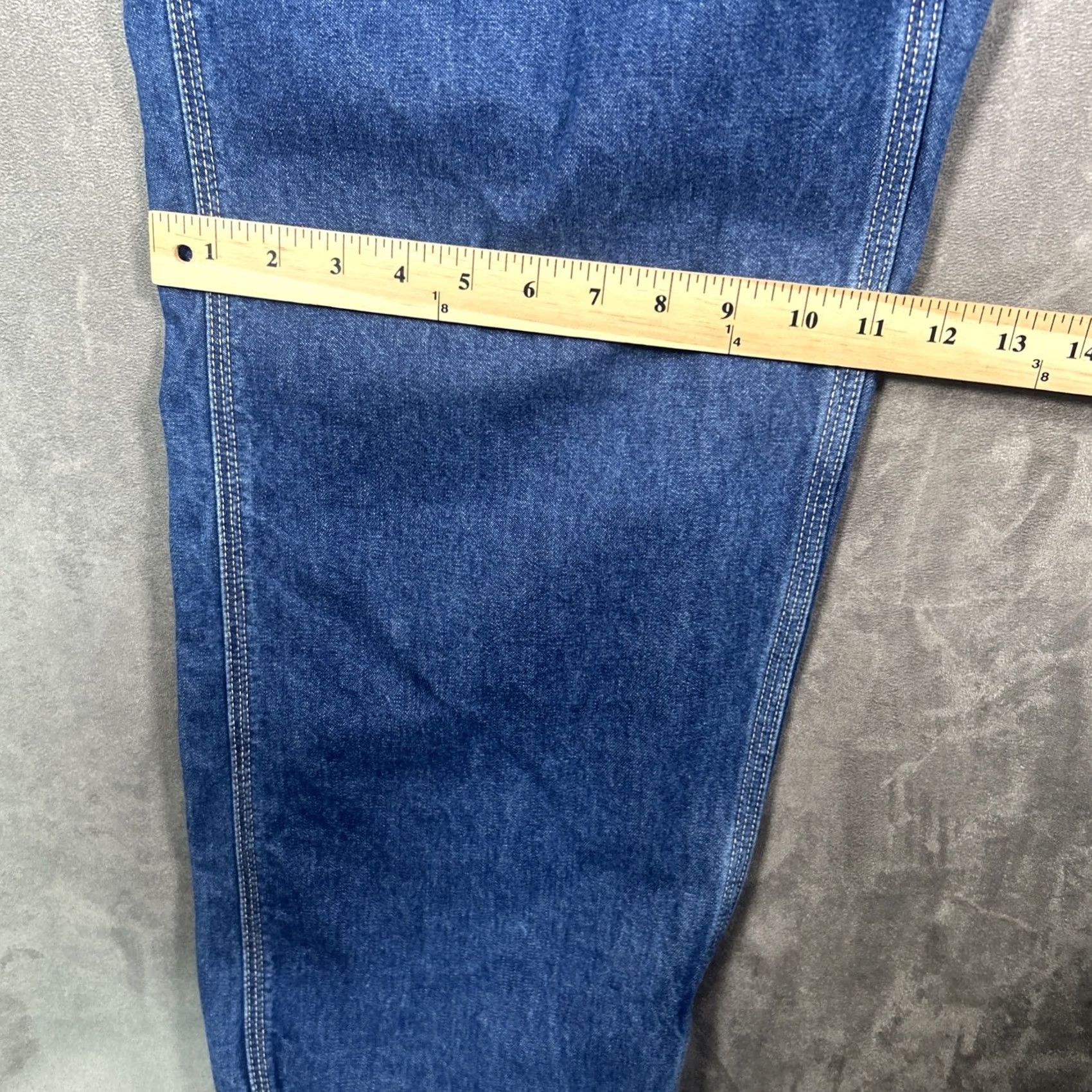 Carhartt Carhartt Jeans Men's 38x34 Flame Resistant Loose Fit Denim Signature Logo Blue Size US 38 / EU 54 - 5 Thumbnail