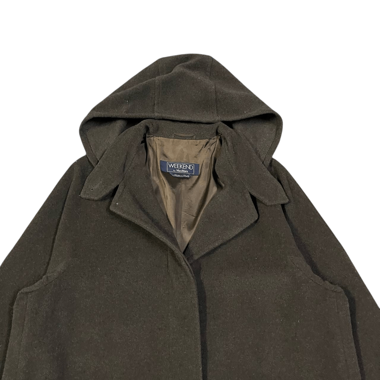 Weekend Max Mara Weekend Max Mara Wool Long Coat with Hood Size M / US 6-8 / IT 42-44 - 2 Thumbnail
