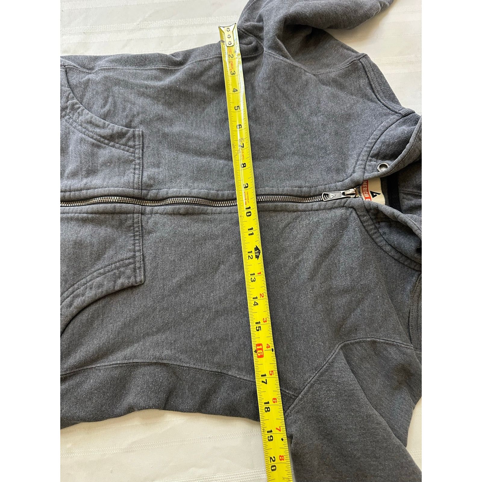 American Giant American Giant Women's Small Gray Hoodie Heavy Cotton Adult Size S / US 4 / IT 40 - 8 Thumbnail