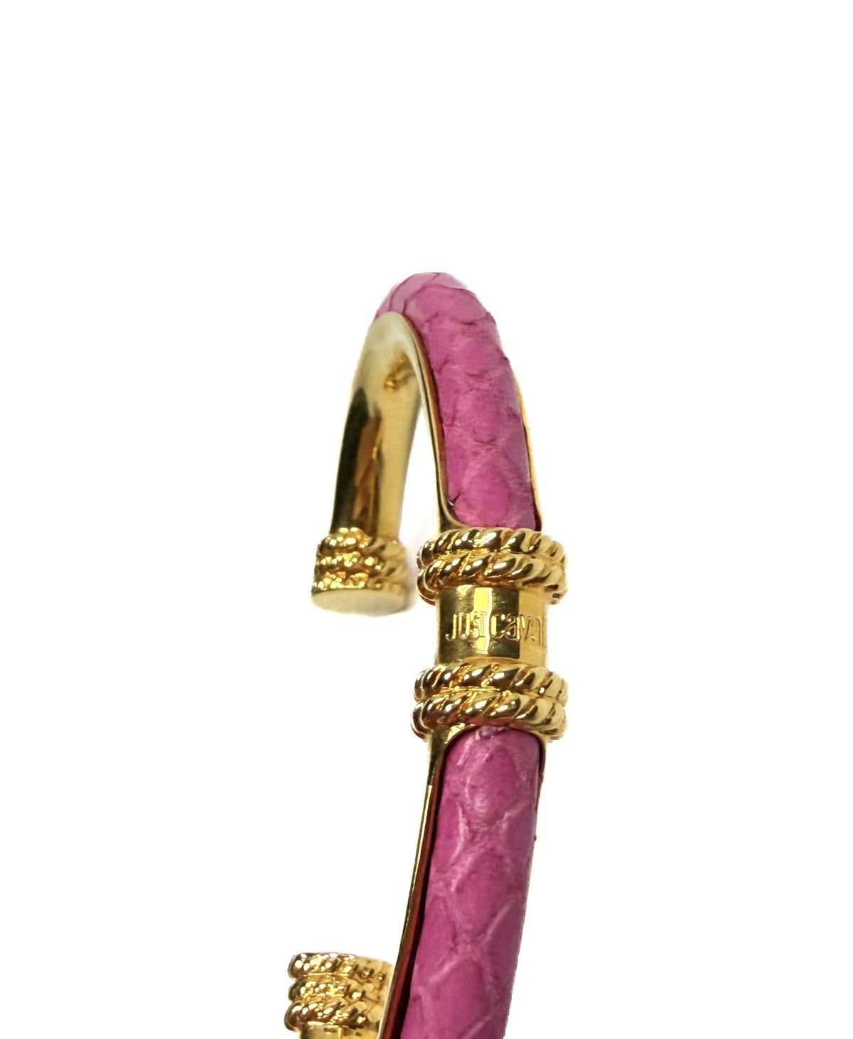 Just Cavalli Just Cavalli Roberto Cavalli Snake Leather Cuff Bracelet Size ONE SIZE - 9 Thumbnail