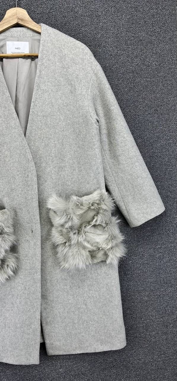 Yohji Yamamoto Vintage Yohji Yamamoto Ined Fur Pocket Long Jacket Size M / US 6-8 / IT 42-44 - 4 Thumbnail