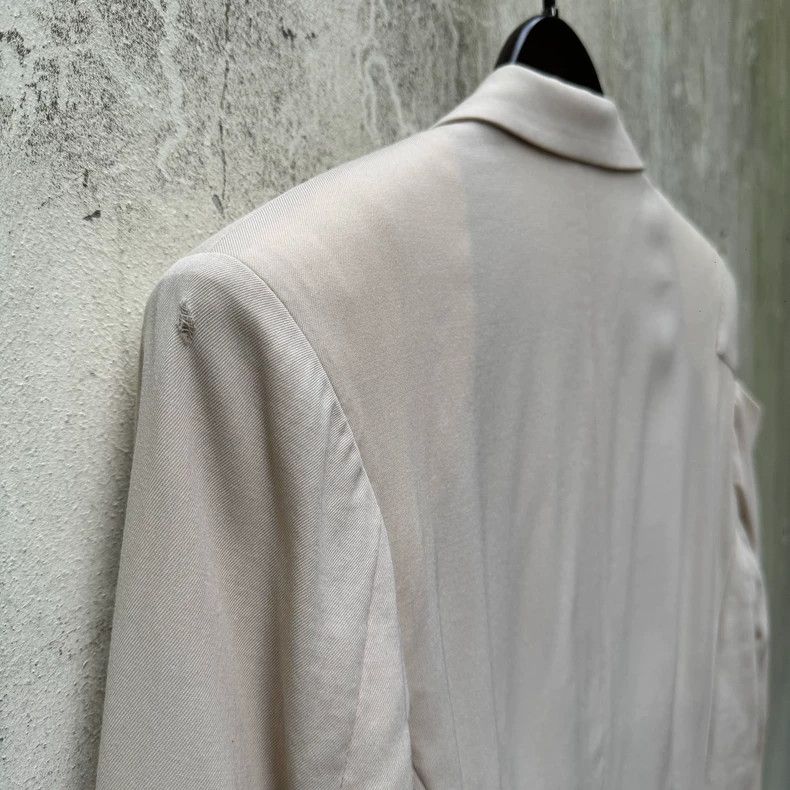 Yohji Yamamoto Yohji Yamamoto size s Asymmetric structure blazer 2505-Nex Size 36S - 3 Thumbnail