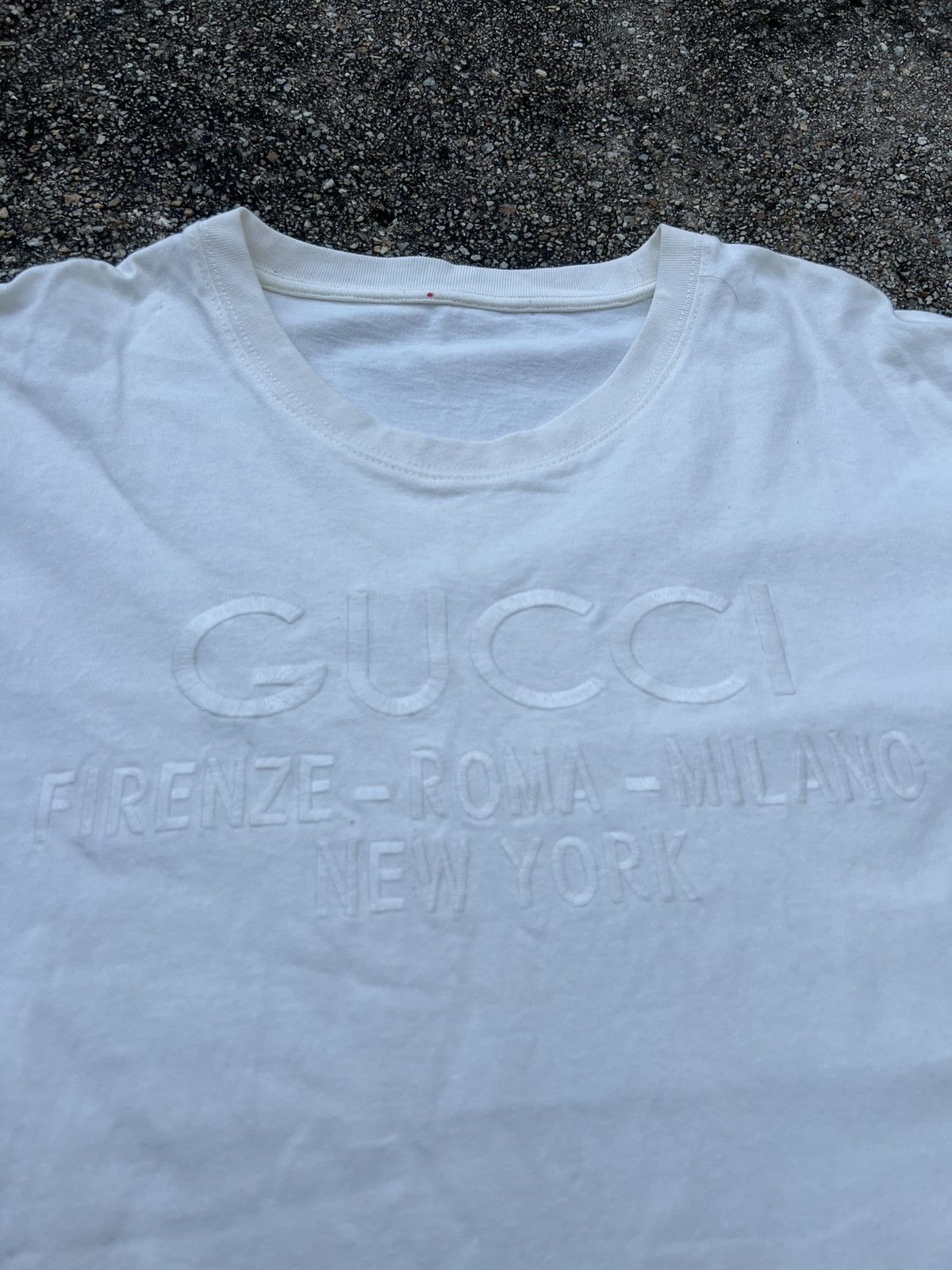 Gucci Gucci Embroidered Spell Out Shirt Size US L / EU 52-54 / 3 - 3 Thumbnail