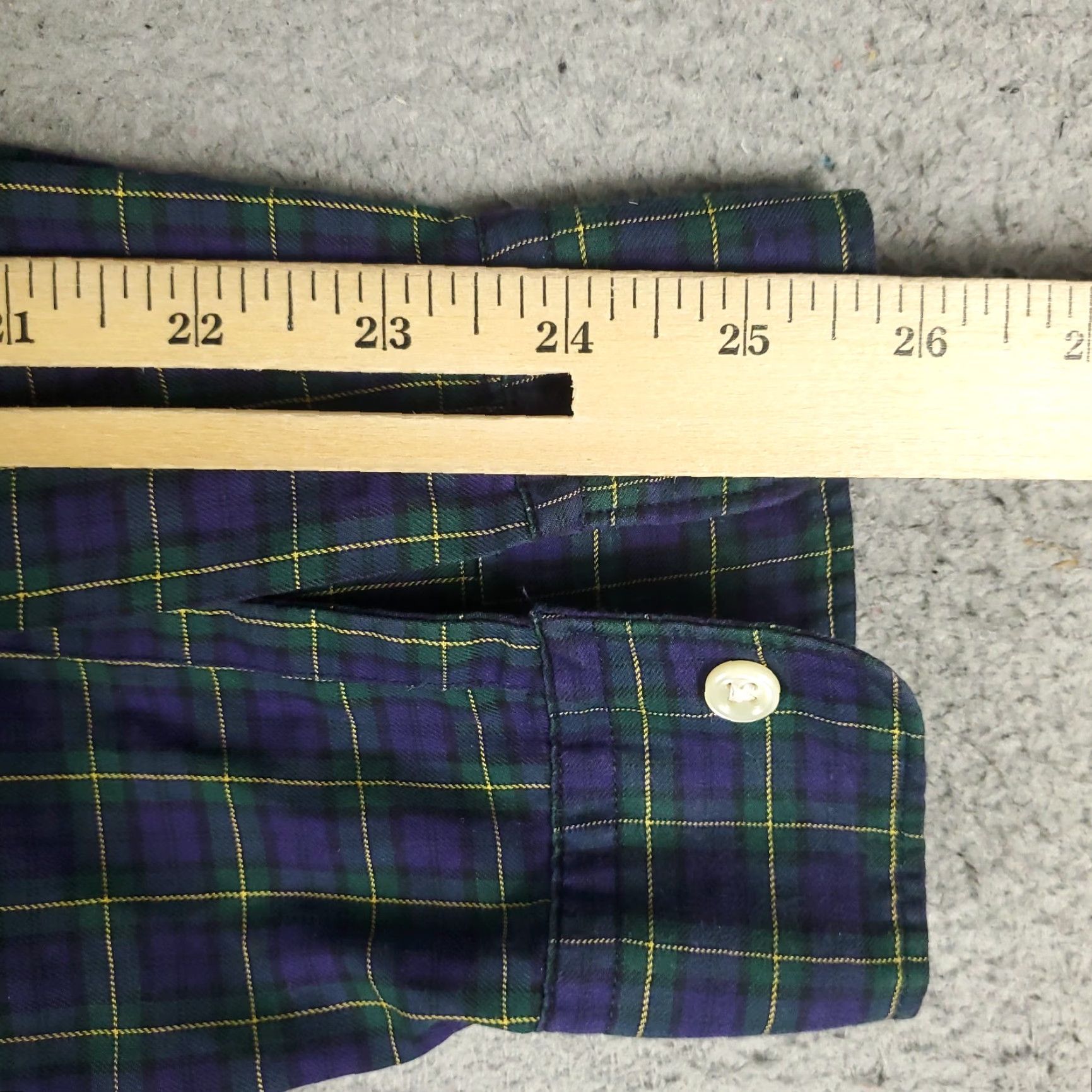 Ralph Lauren Ralph Lauren Purple Plaid Button-Up Shirt Mens Large Long Sleeve Casual Size US L / EU 52-54 / 3 - 6 Thumbnail