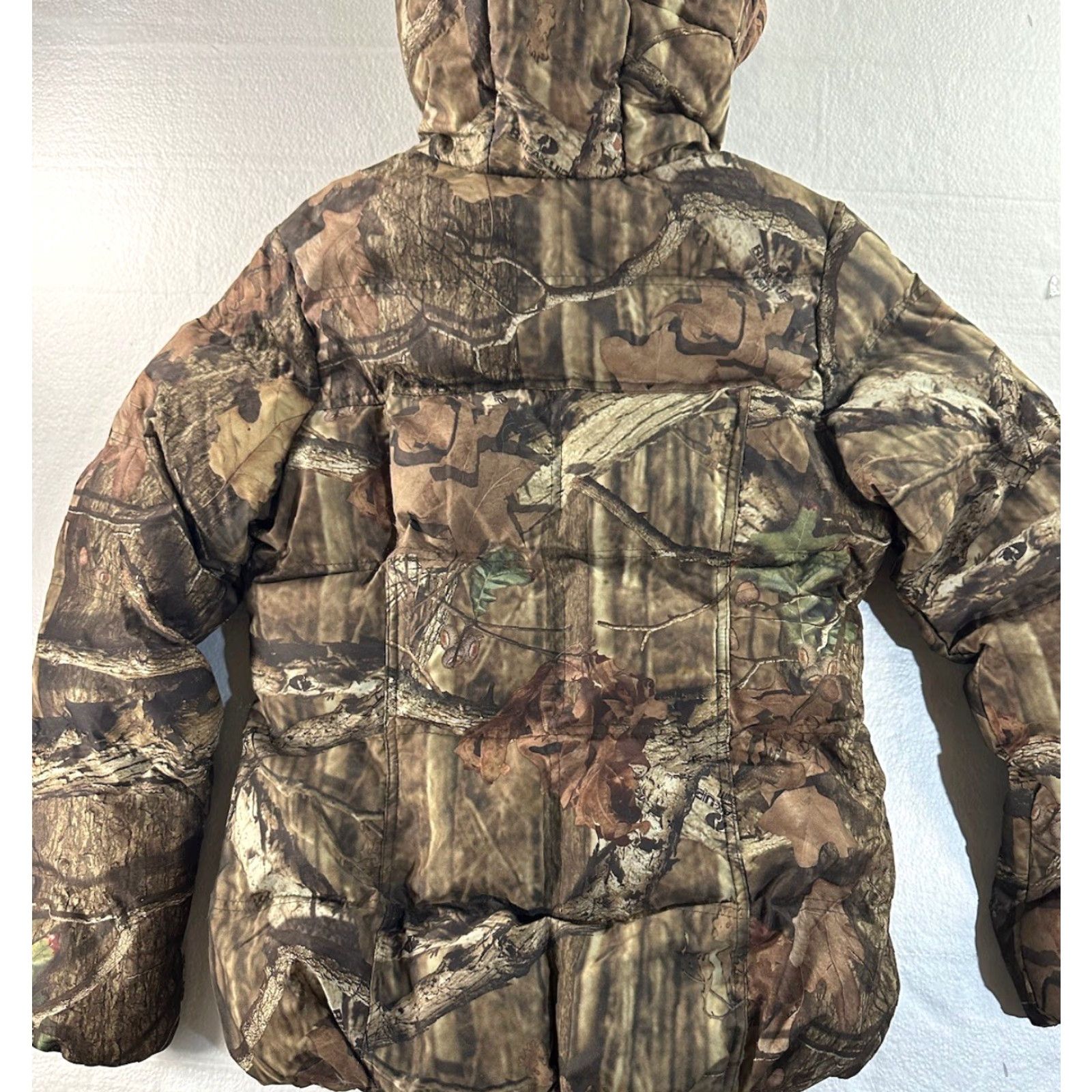 Vintage Mossy Oak Jacket Womens Medium Camouflage Full Zip Puffer Insulated Pockets Coat Size M / US 6-8 / IT 42-44 - 3 Thumbnail