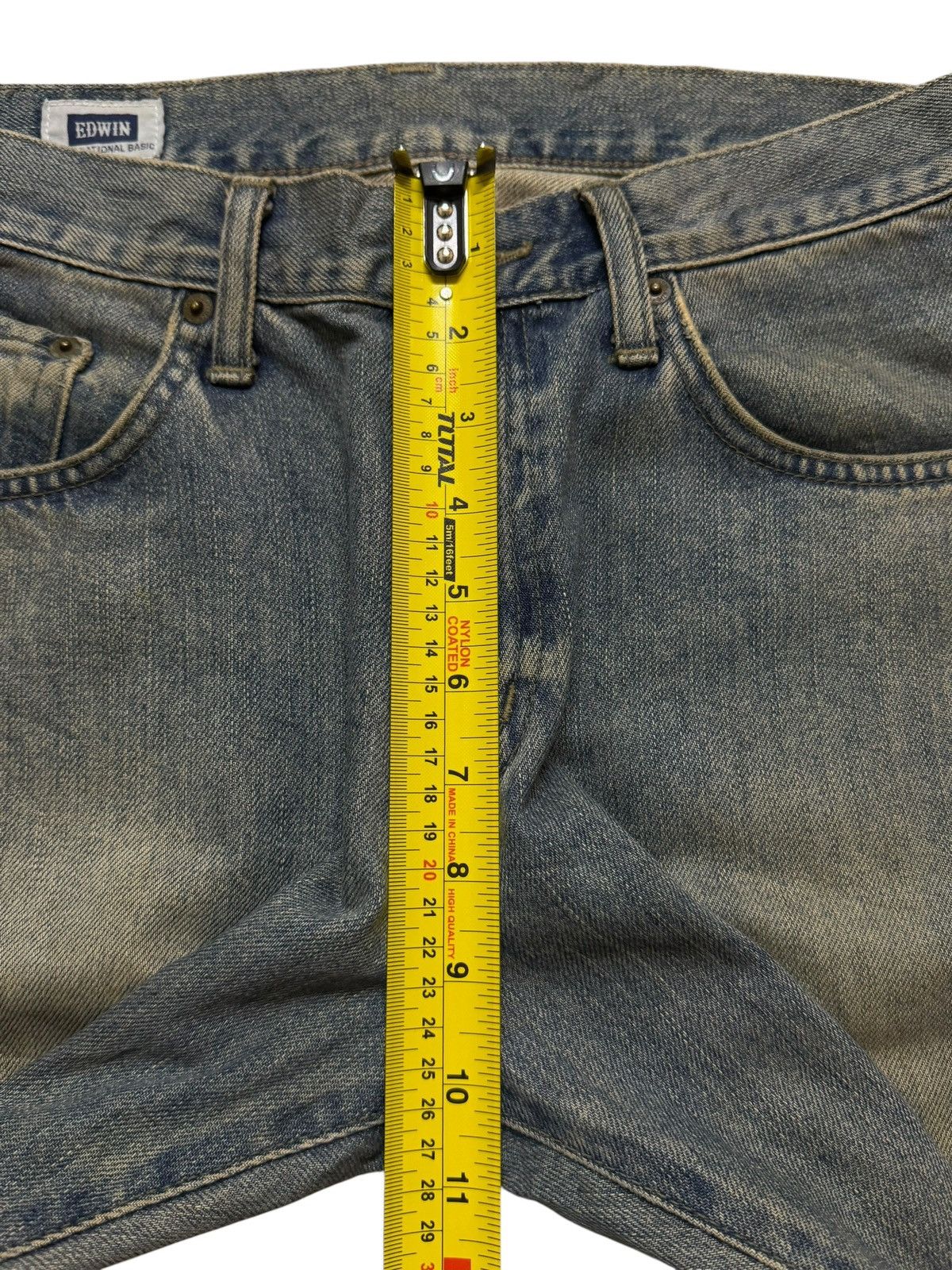 Edwin Vintage 90s Edwin Blue Mud Wash Straight Leg Loose Jeans Size US 28 / EU 44 - 12 Thumbnail