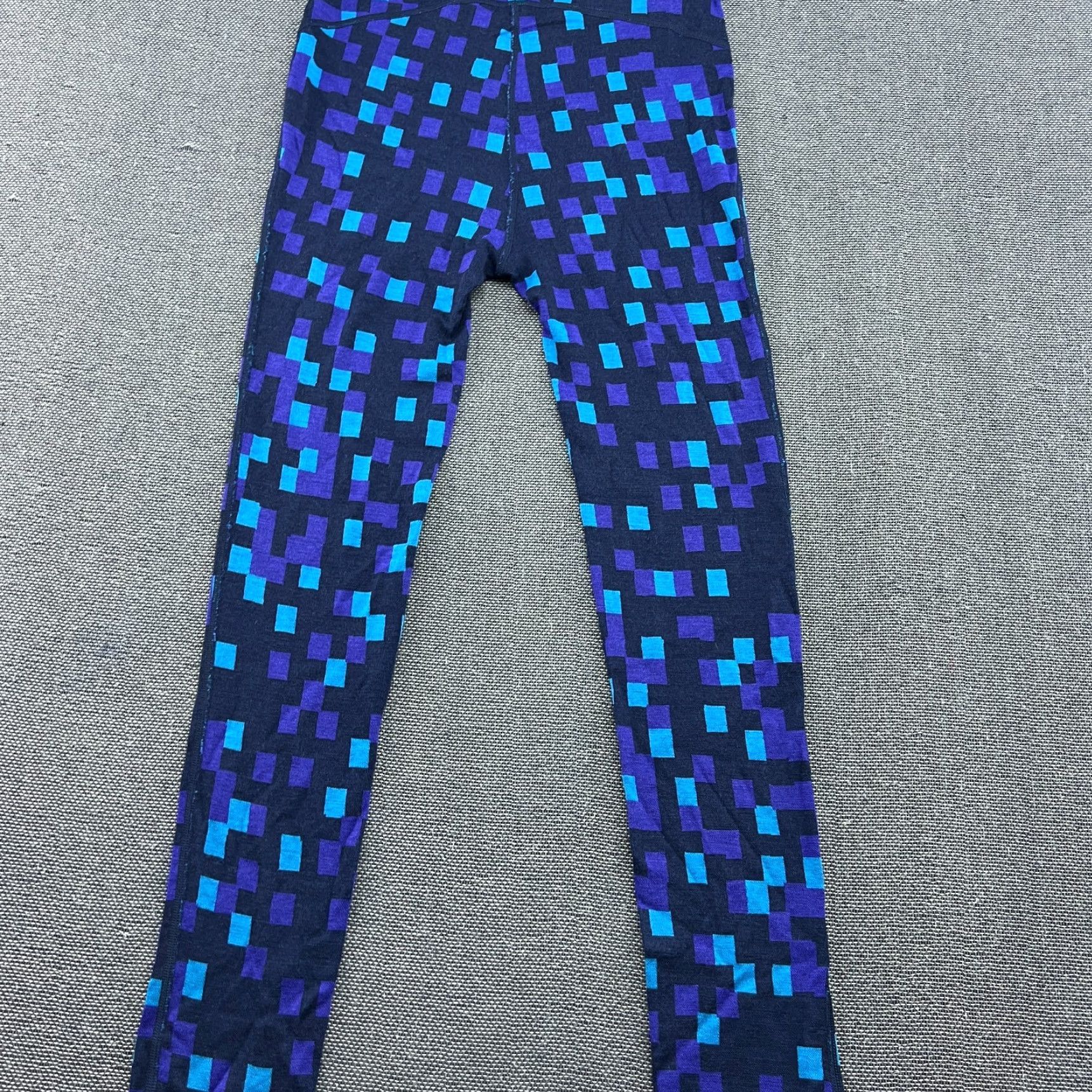 Vintage BULA Base Layer Pants Small Blue 100% Merino Wool Blend Outdoor Thermal Sports Activewear Track Pants Mens S Blue Merino Wool Quick Dry Stretch Size US 29 - 3 Thumbnail