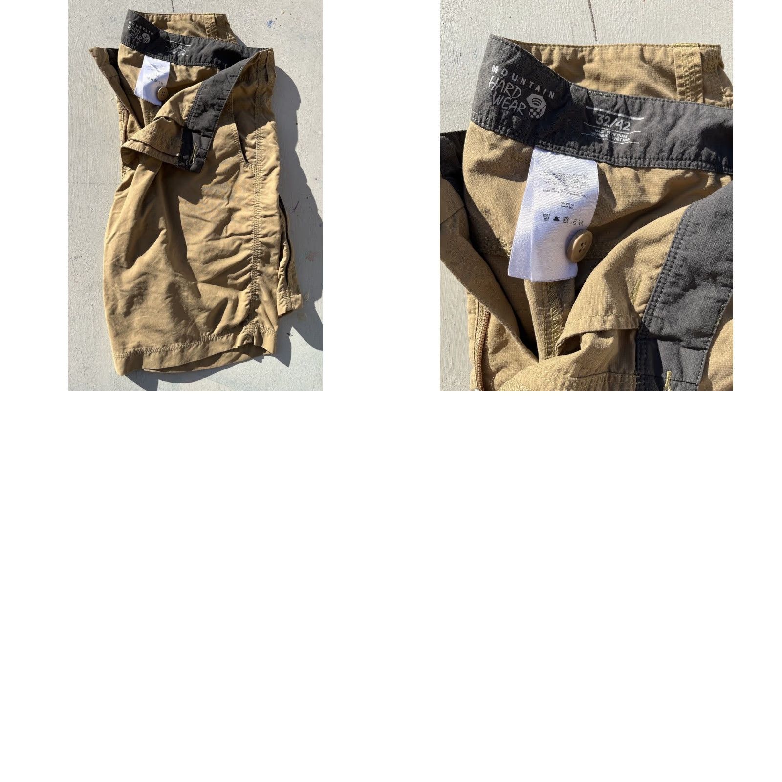 Mountain Hardwear Mountain Hardwear Shorts Beige Solid 32 Nylon Zip Hiking Outdoors Men’s Regular Jumper? Size US 32 / EU 48 - 9 Thumbnail