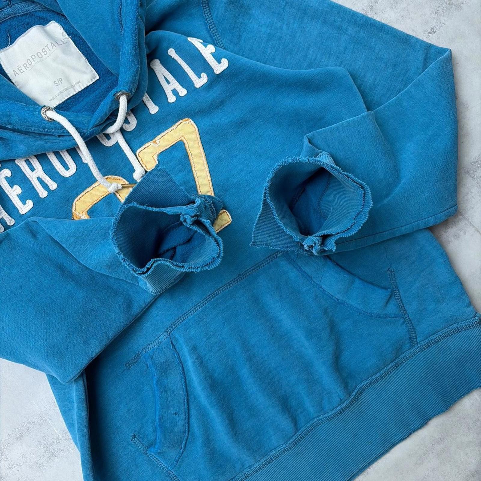 Aeropostale Y2K Blue Aeropostale Grunge Distressed Skater Hoodie Size US S / EU 44-46 / 1 - 7 Thumbnail