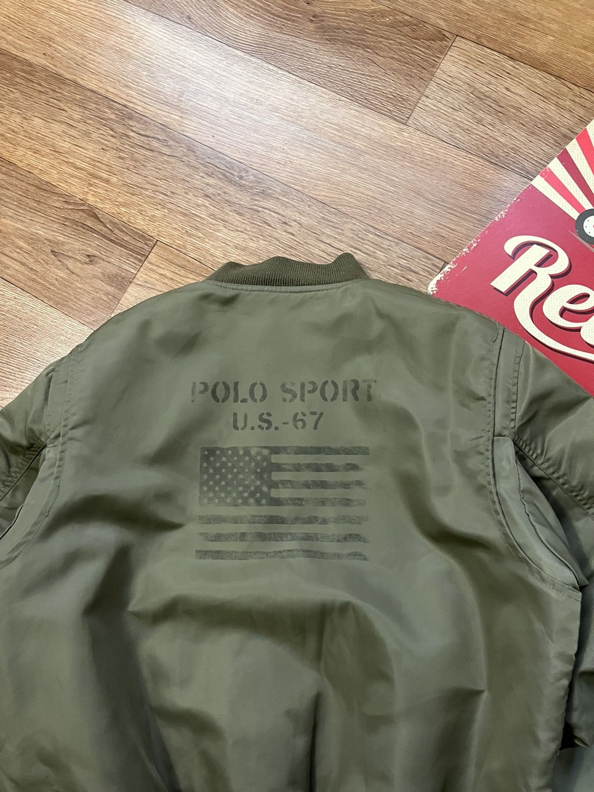 Polo Ralph Lauren Vintage Polo Sport MA-1 Ralph Lauren Bomber Aviator Jacket Size US M / EU 48-50 / 2 - 7 Thumbnail