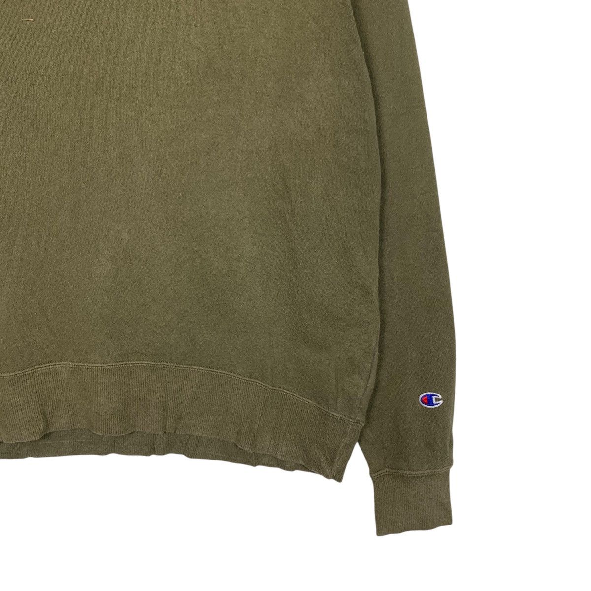 Japanese Brand CHAMPION Olive Green Crewneck Sweatshirt #2635-C118 Size US L / EU 52-54 / 3 - 4 Thumbnail