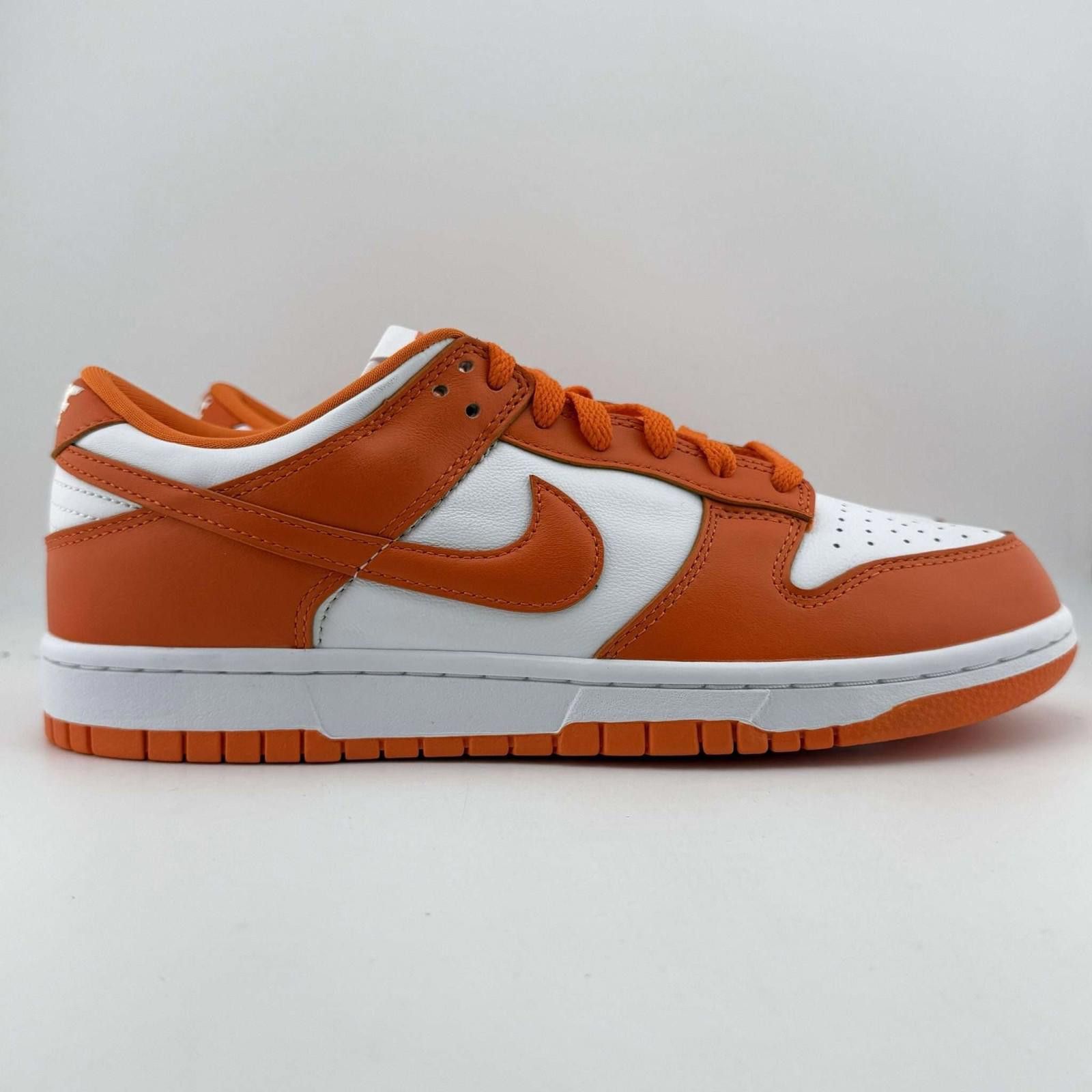 Nike Nike Dunk Syracuse Low White Orange US 8 New with Box D8133 Size US 8 / EU 41 - 4 Thumbnail